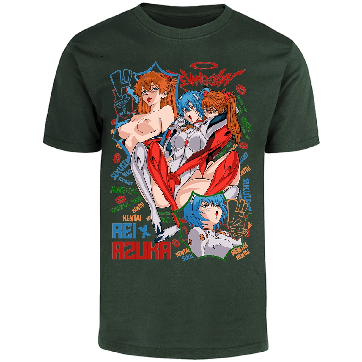 Playera Evangelion Evangelion H para Adulto 14
