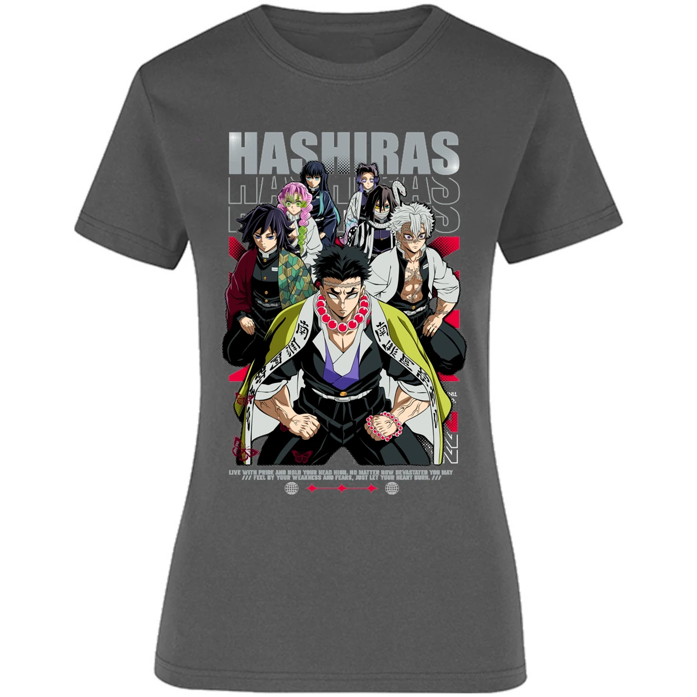 Blusa Demon Slayer Hashiras Kimetsu Blusa para Mujer 9