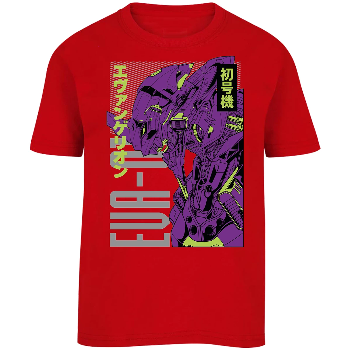 Playera Evangelion Eva 01 Anime para Niño 2