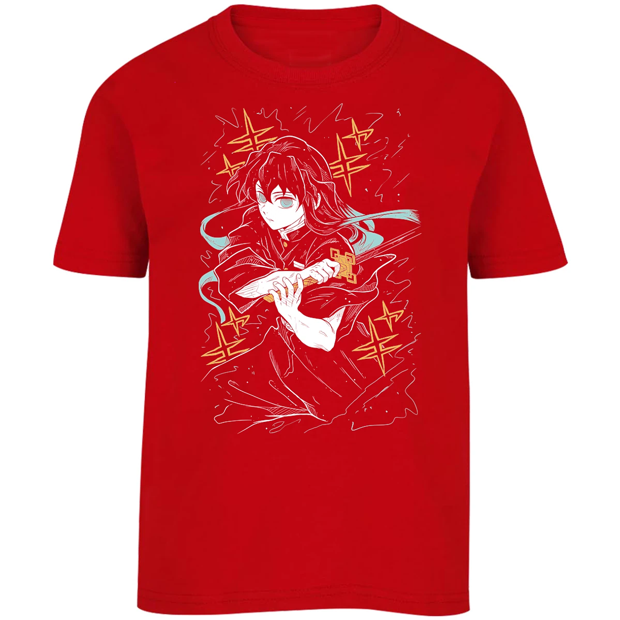 Playera Demon Slayer Tokito S para Niño 3