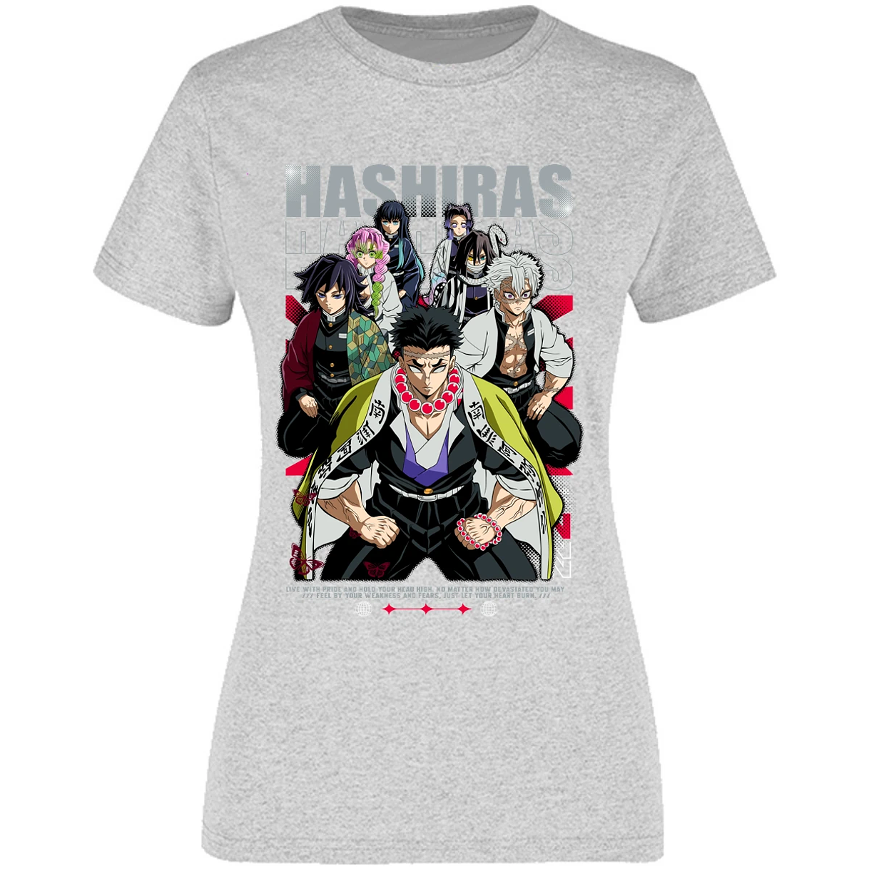 Blusa Demon Slayer Hashiras Kimetsu Blusa para Mujer 11