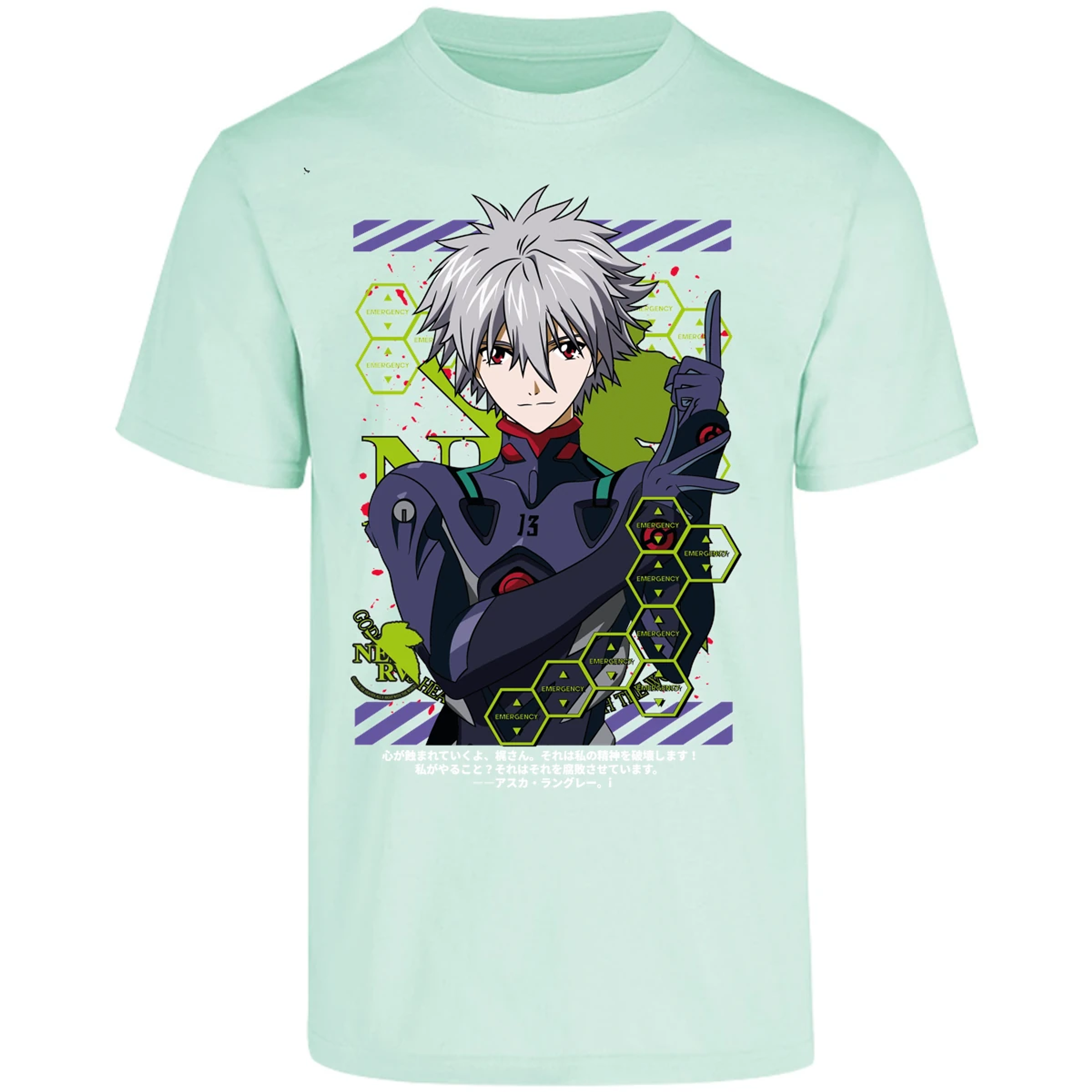 Playera Evangelion Kagoru para Adulto 9
