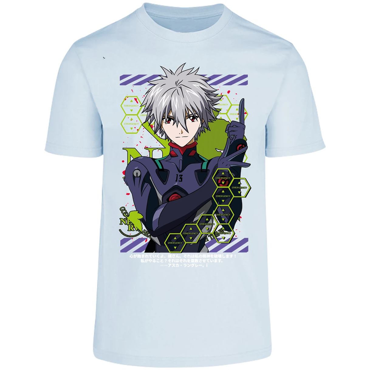 Playera Evangelion Kagoru para Adulto 30