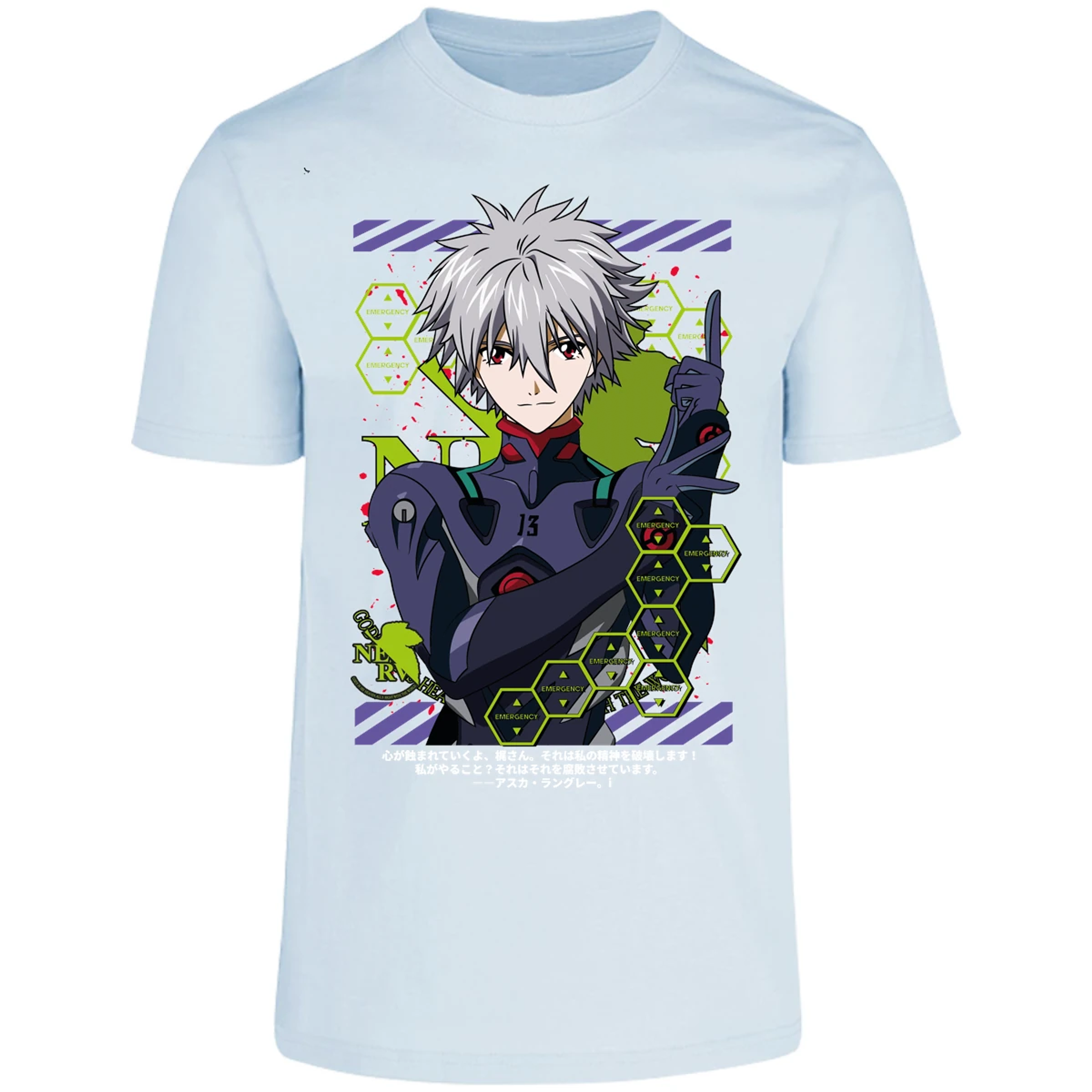 Playera Evangelion Kagoru para Adulto 30