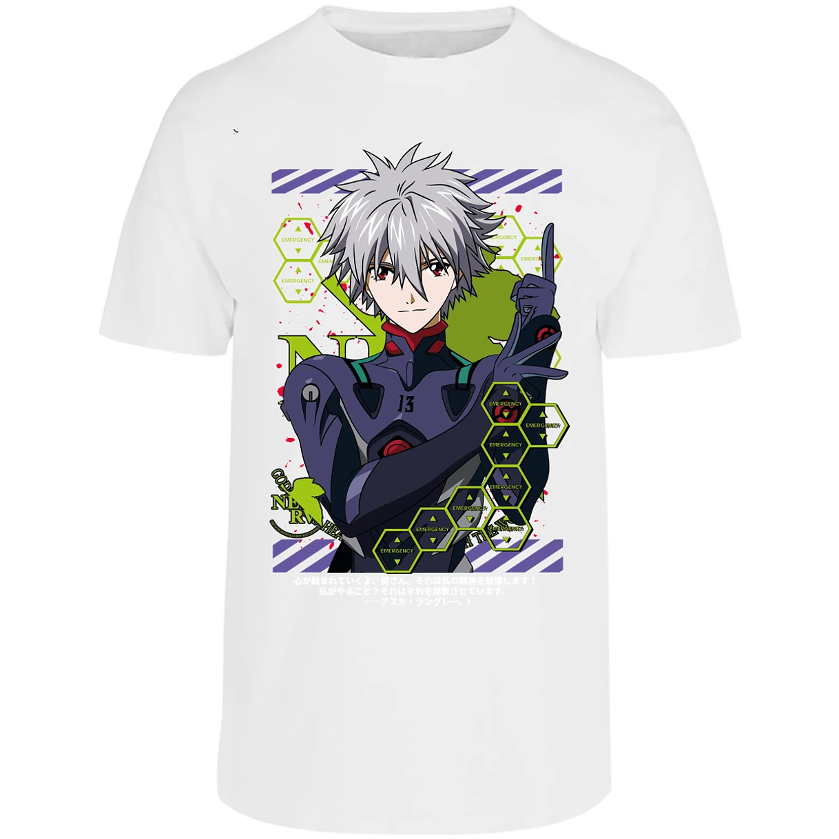 Playera Evangelion Kagoru para Adulto 24