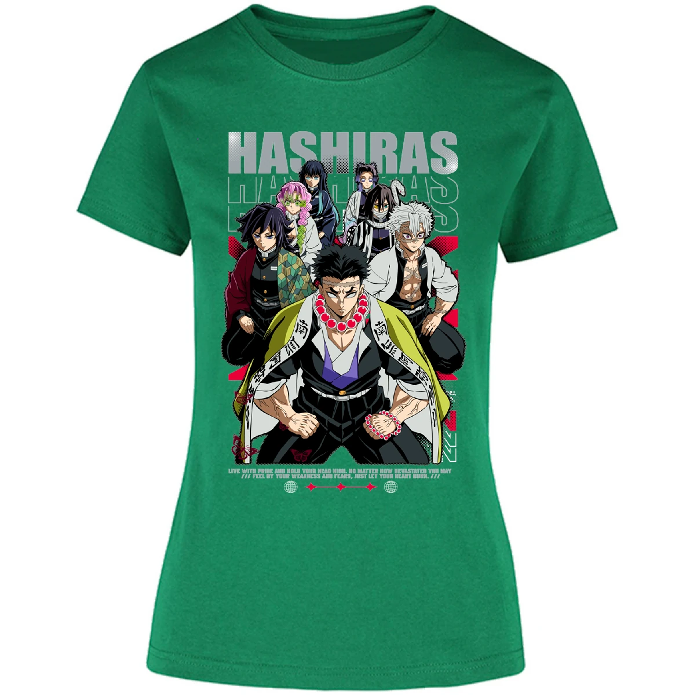 Blusa Demon Slayer Hashiras Kimetsu Blusa para Mujer 10