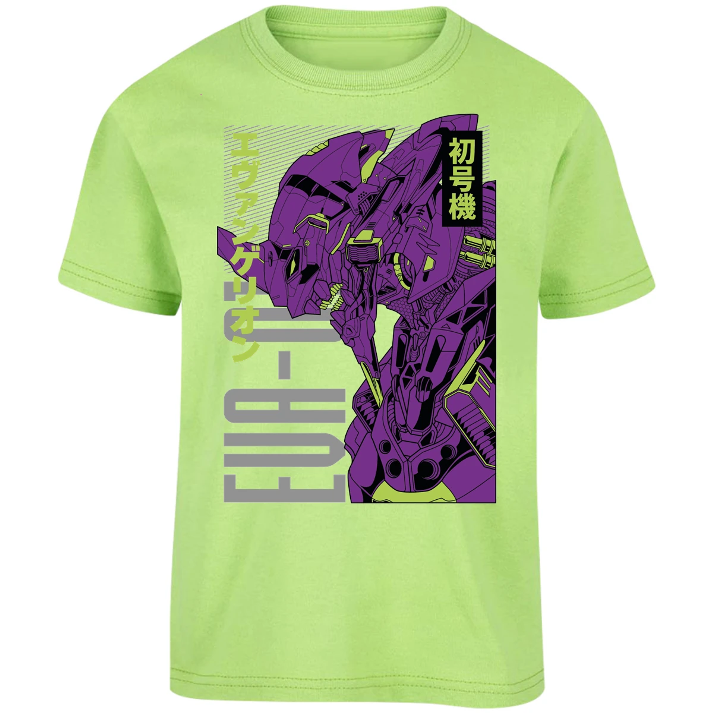 Playera Evangelion Eva 01 Anime para Niño 14