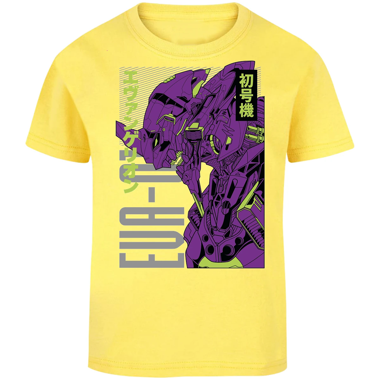 Playera Evangelion Eva 01 Anime para Niño 15