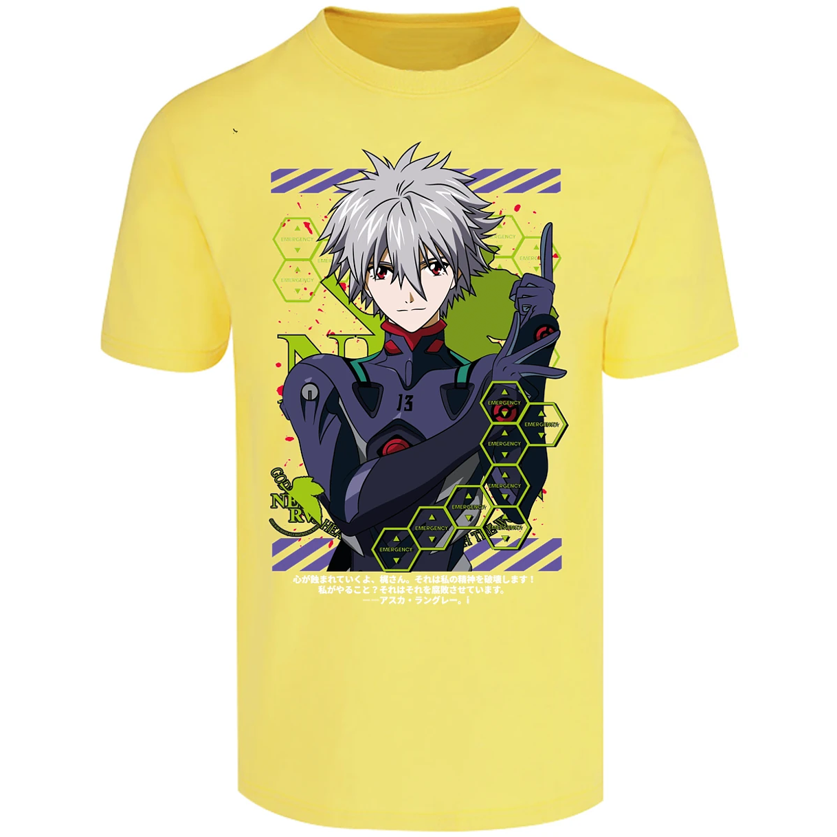 Playera Evangelion Kagoru para Adulto 46