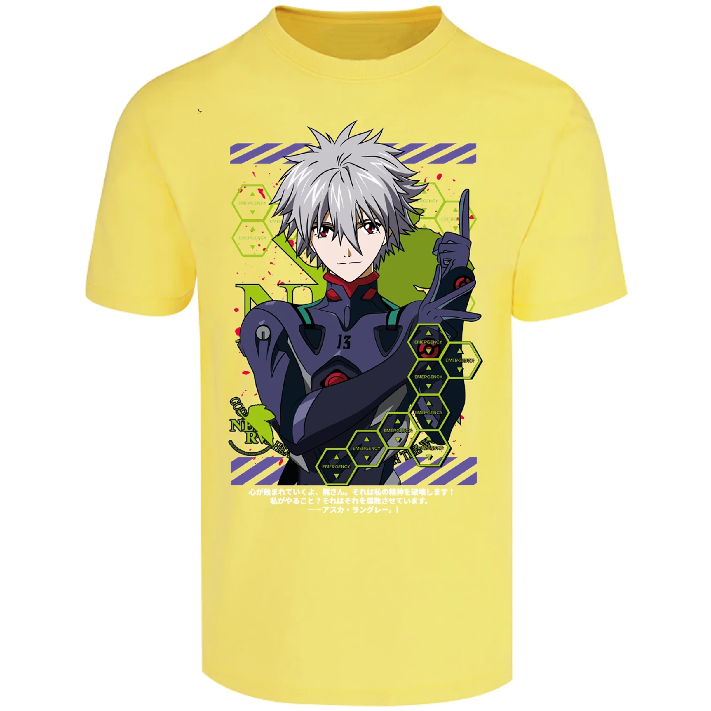 Playera Evangelion Kagoru para Adulto 46