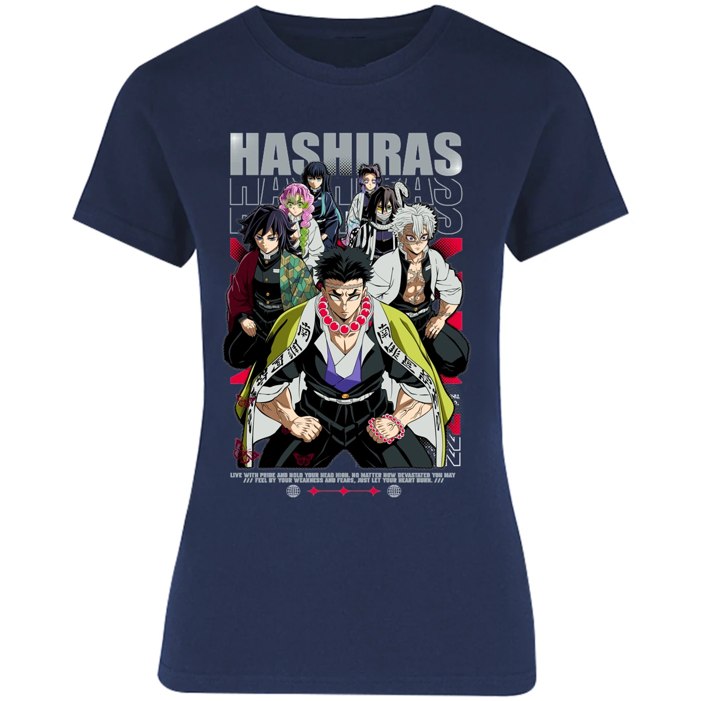 Blusa Demon Slayer Hashiras Kimetsu Blusa para Mujer 1