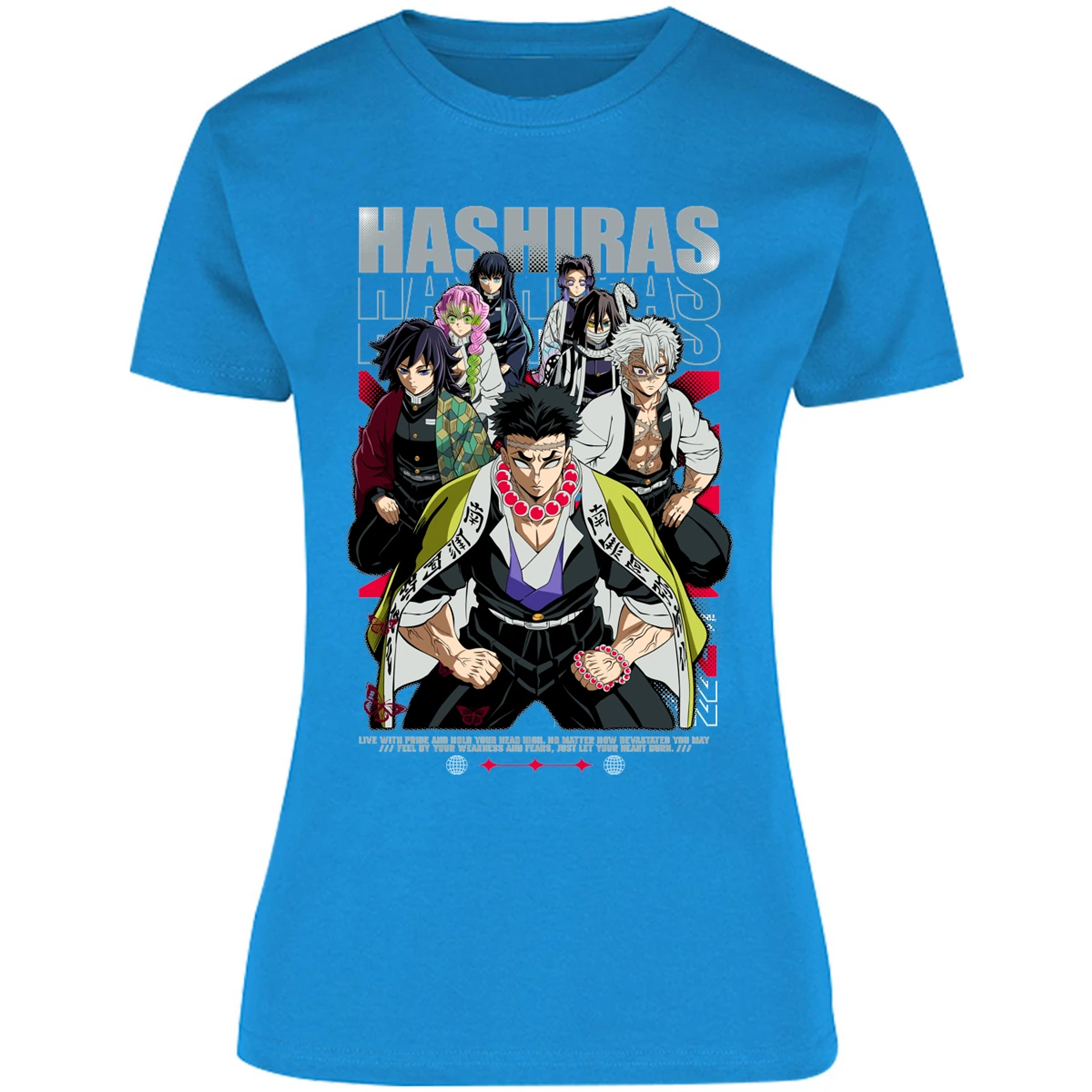 Blusa Demon Slayer Hashiras Kimetsu Blusa para Mujer 17