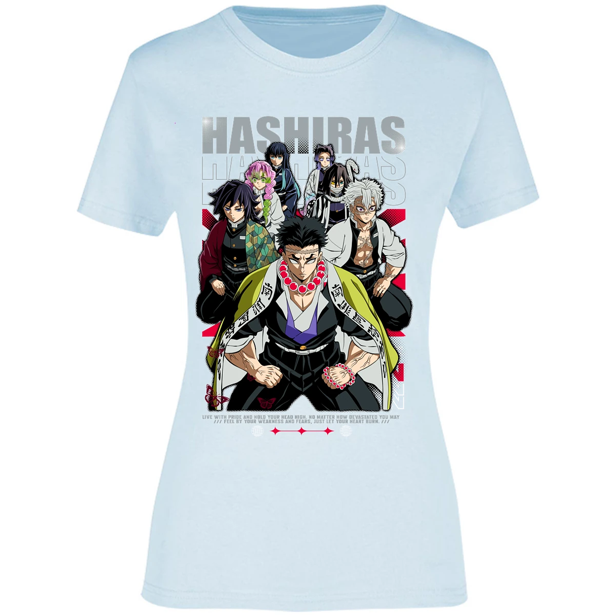 Blusa Demon Slayer Hashiras Kimetsu Blusa para Mujer 5