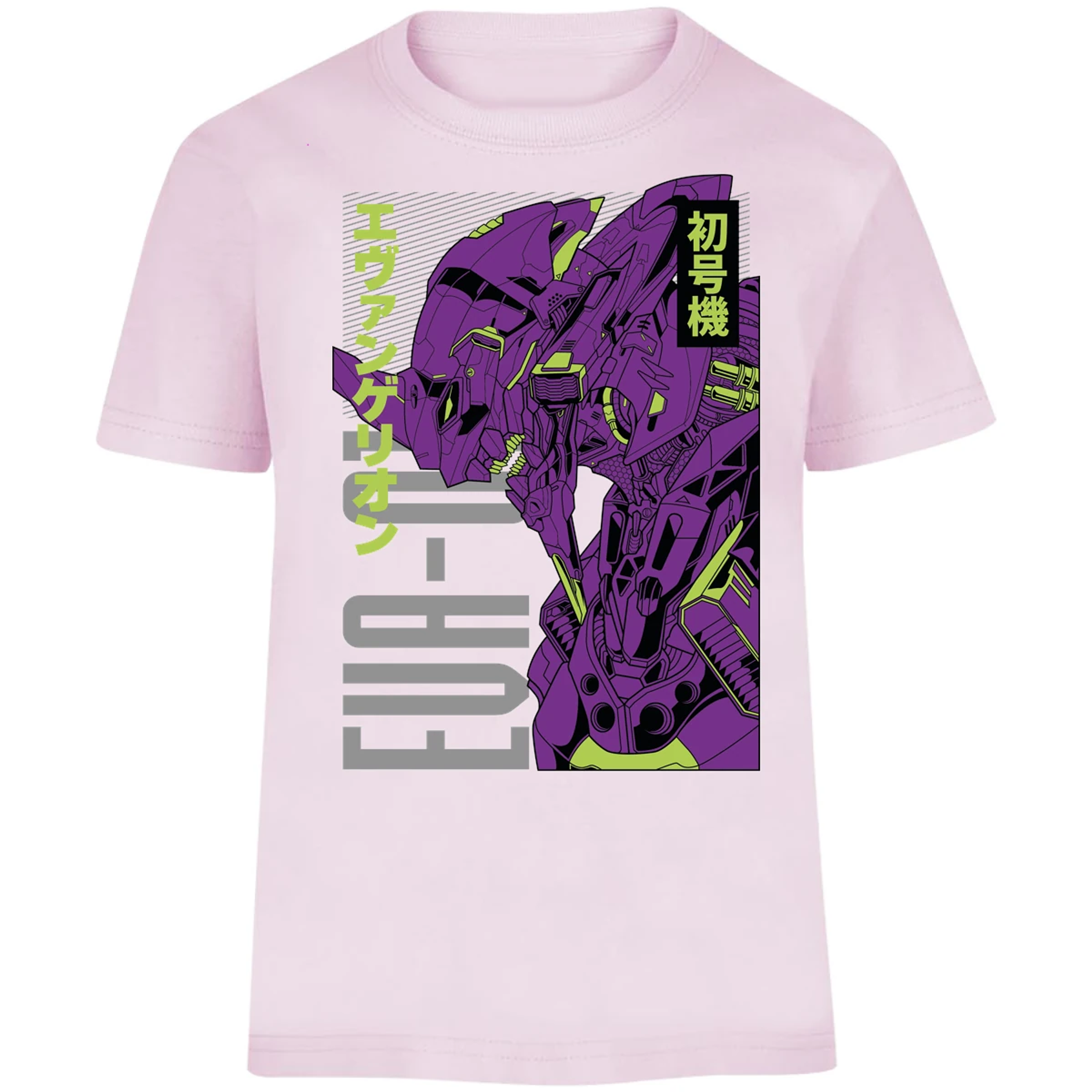 Playera Evangelion Eva 01 Anime para Niño 6