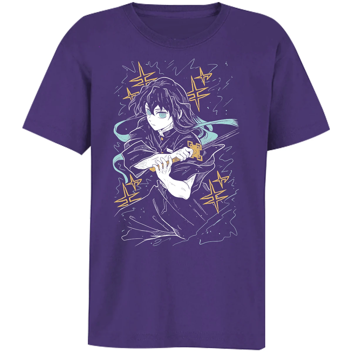 Playera Demon Slayer Tokito S para Niño 6