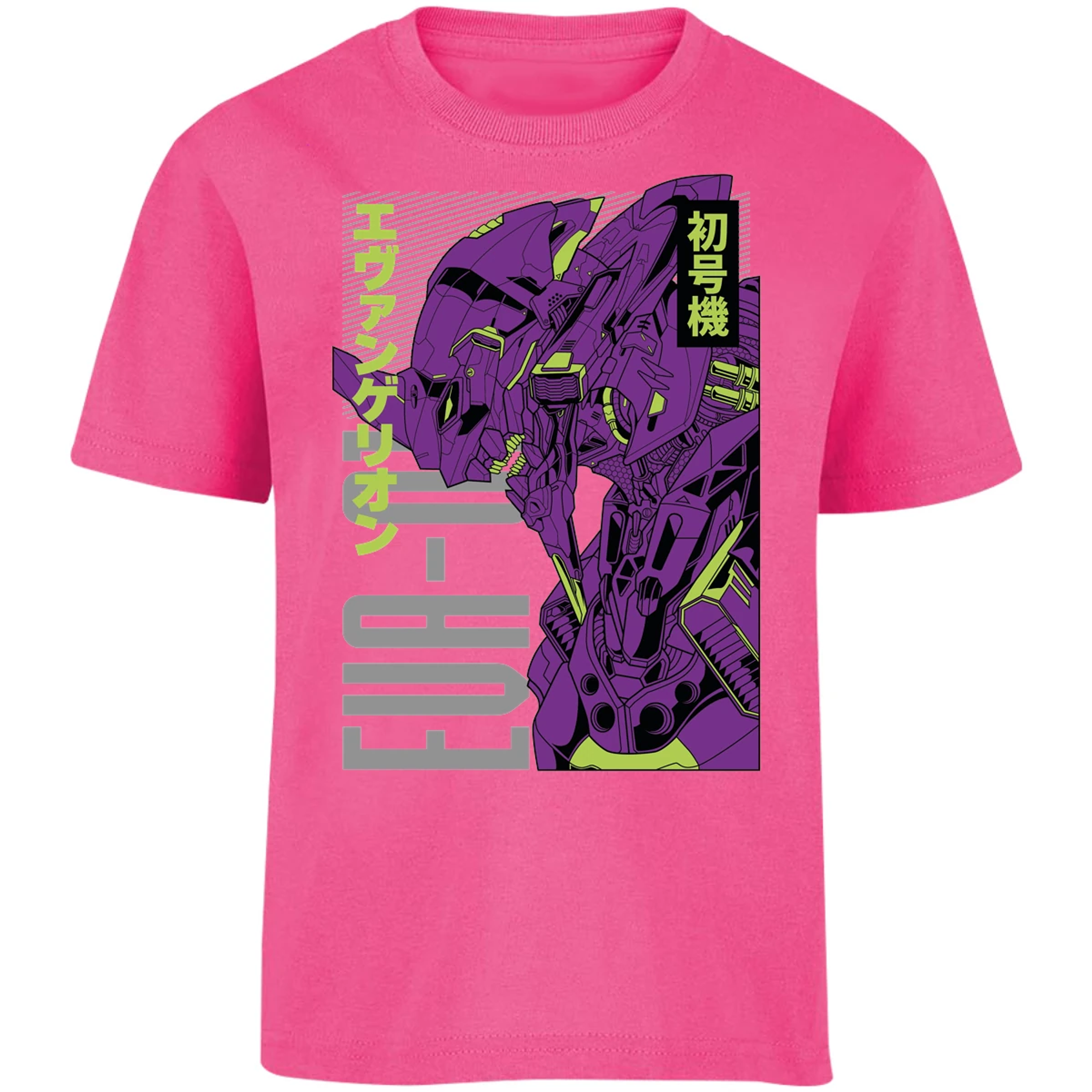 Playera Evangelion Eva 01 Anime para Niño 8