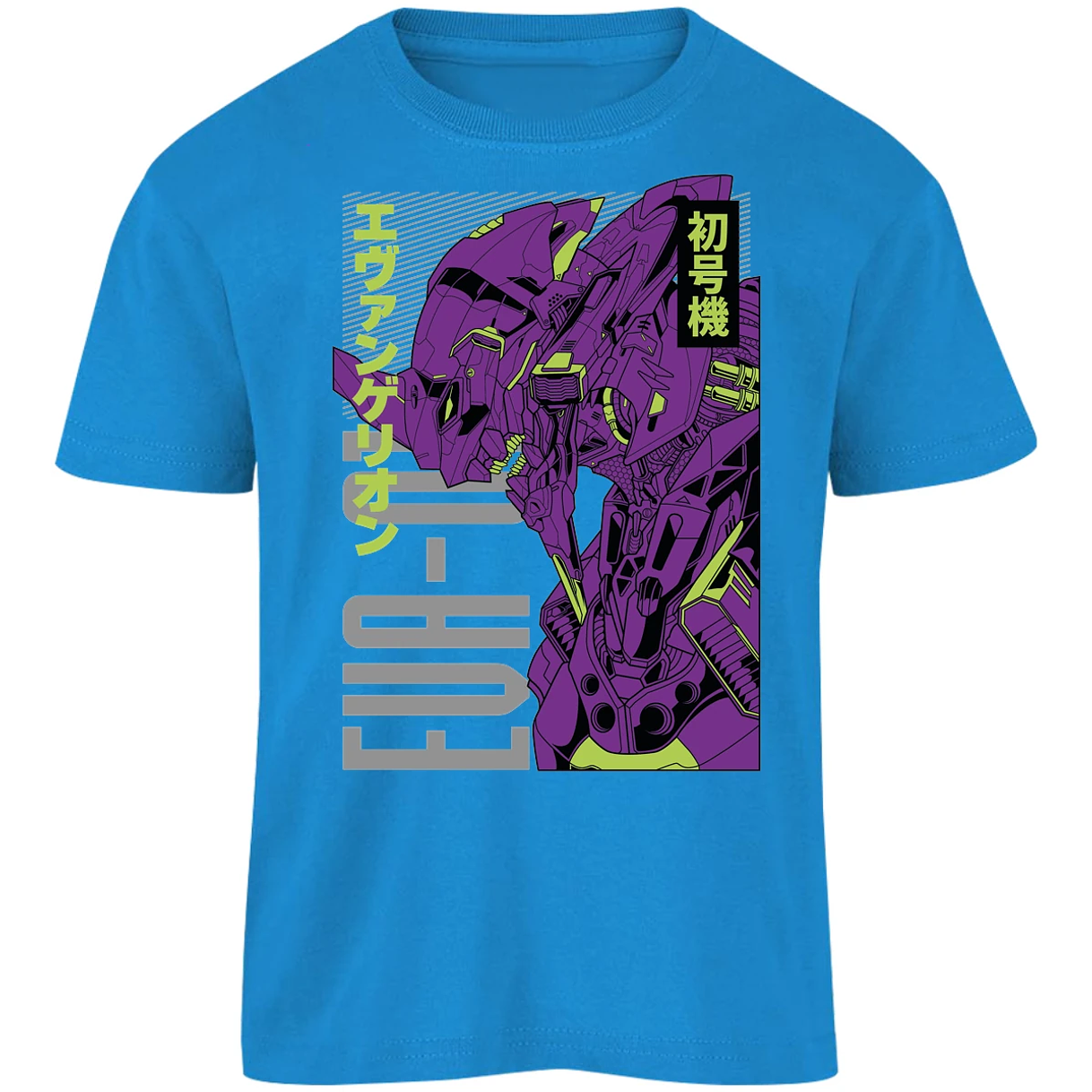 Playera Evangelion Eva 01 Anime para Niño 9