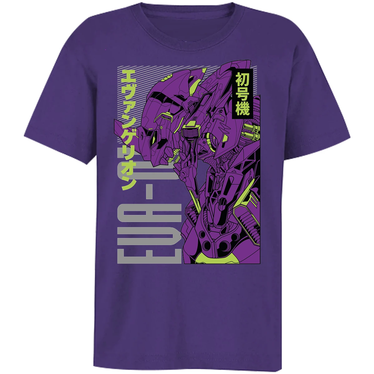 Playera Evangelion Eva 01 Anime para Niño 17