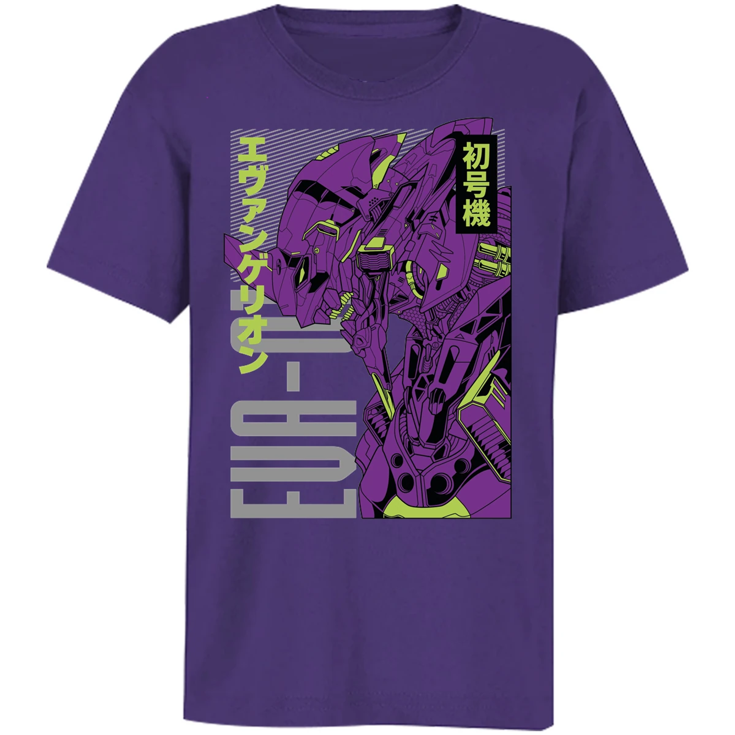 Playera Evangelion Eva 01 Anime para Niño 17