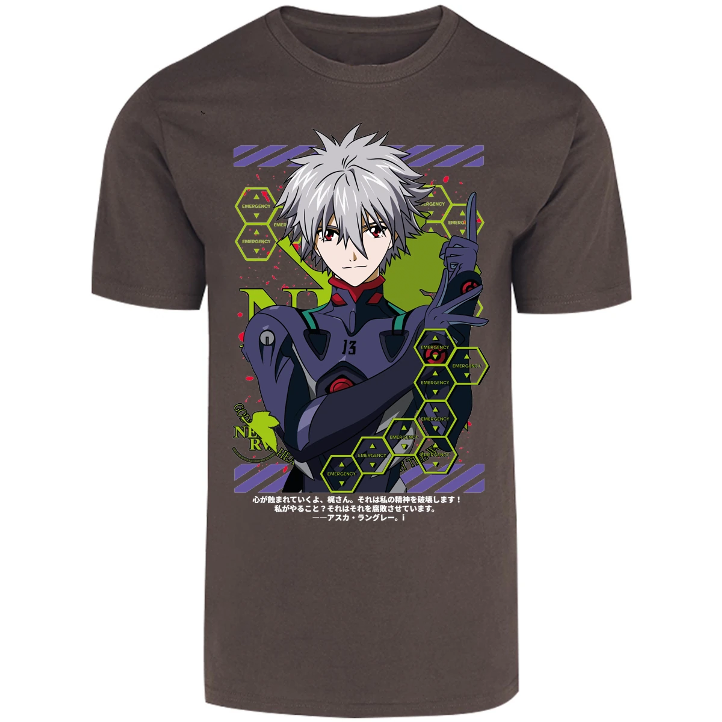 Playera Evangelion Kagoru para Adulto 36