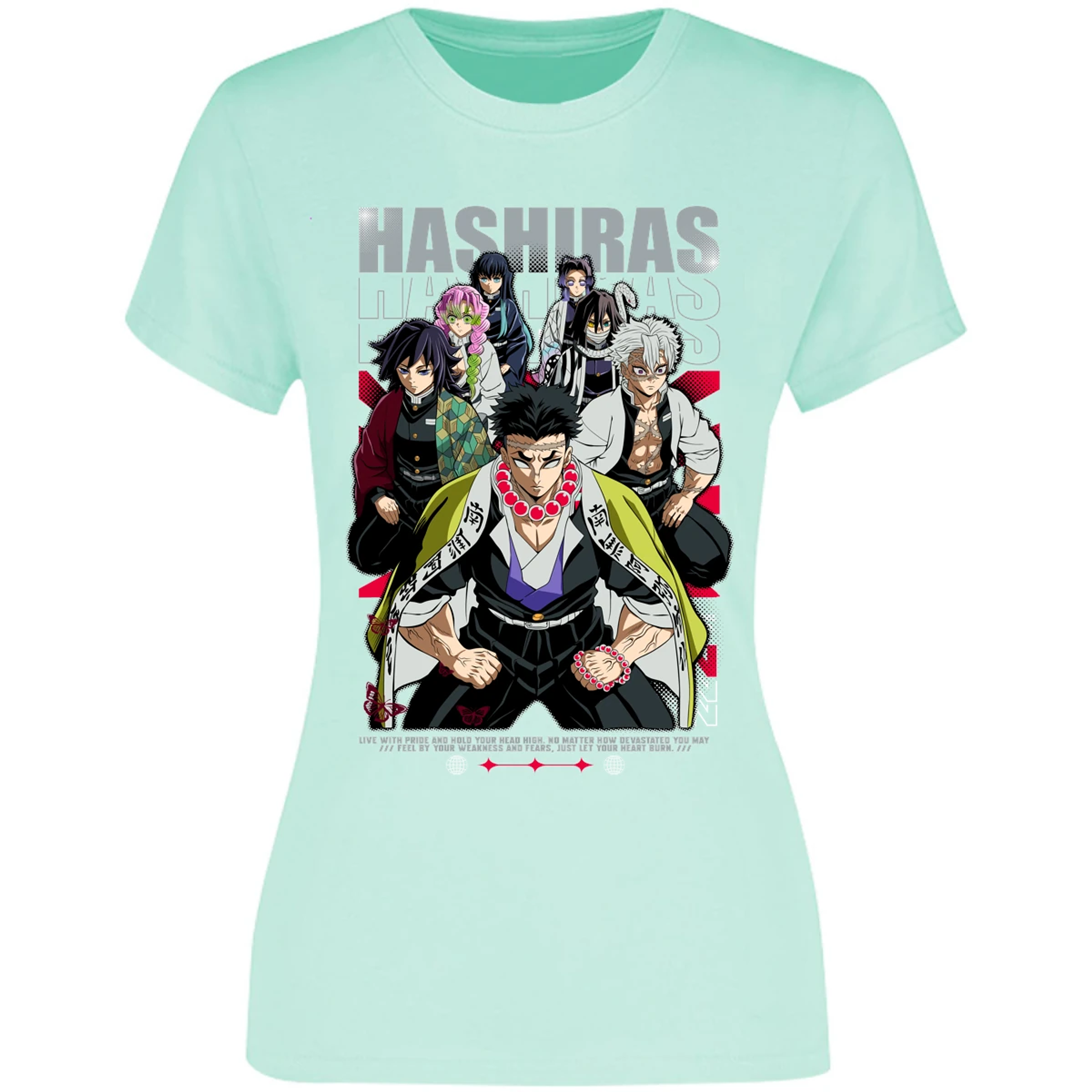 Blusa Demon Slayer Hashiras Kimetsu Blusa para Mujer 14