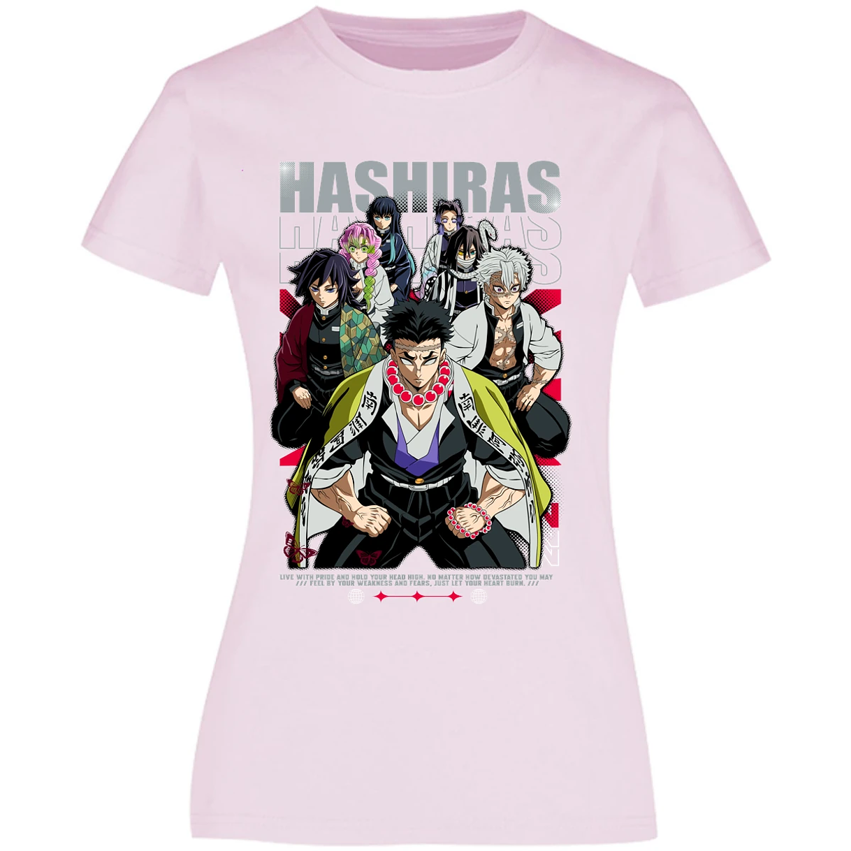 Blusa Demon Slayer Hashiras Kimetsu Blusa para Mujer 16