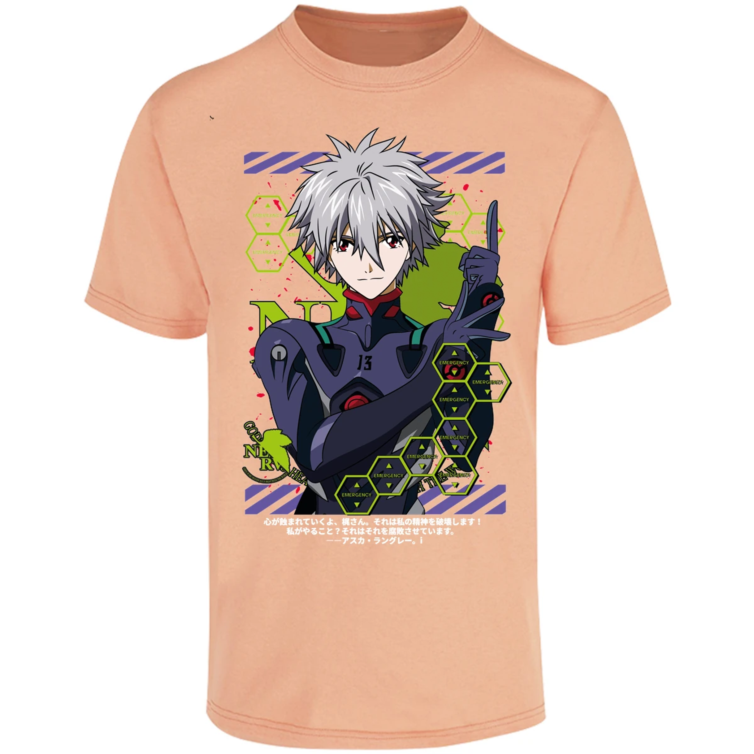 Playera Evangelion Kagoru para Adulto 28