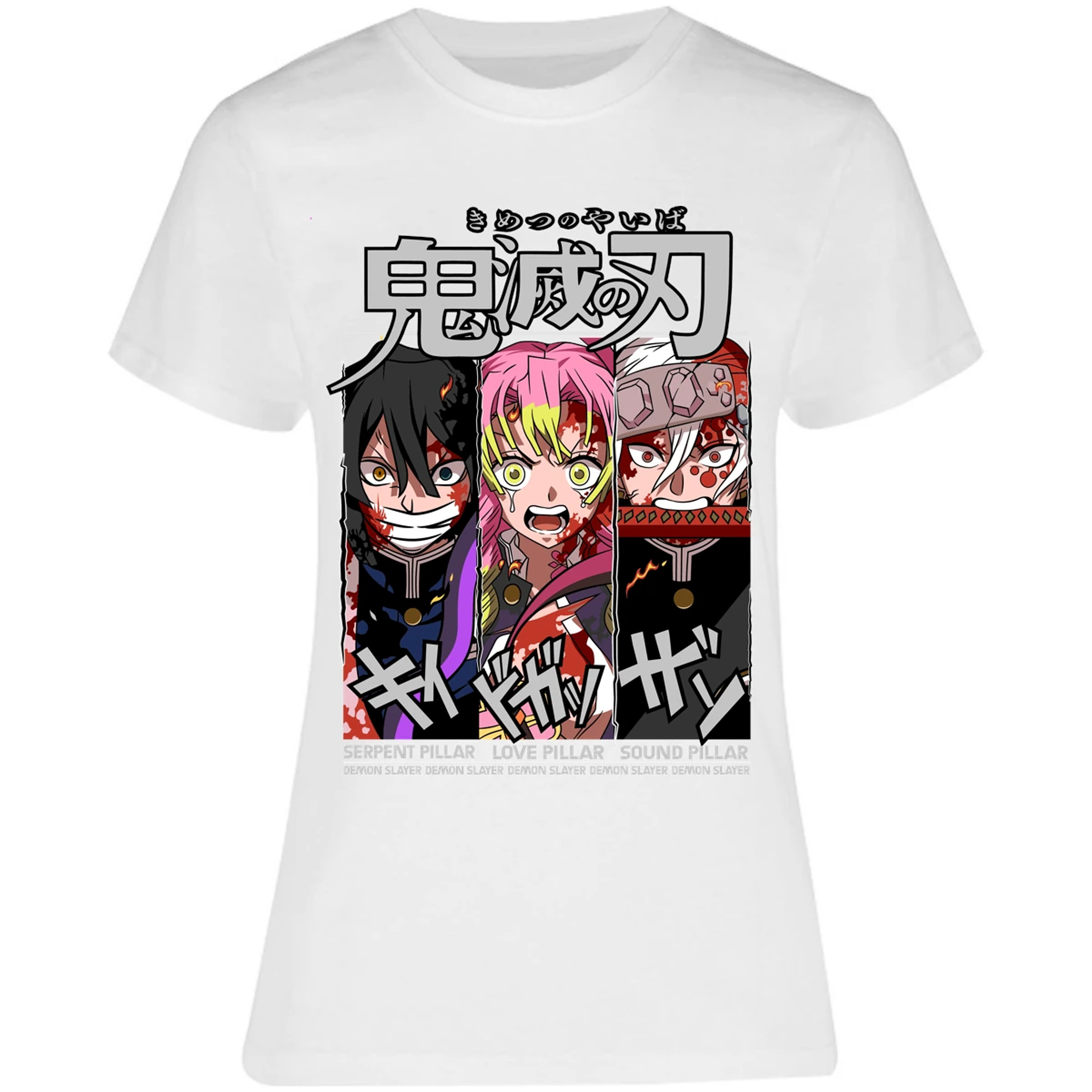Blusa Demon Slayer Iguro Mitsuri Uzui Blusa para Mujer 3