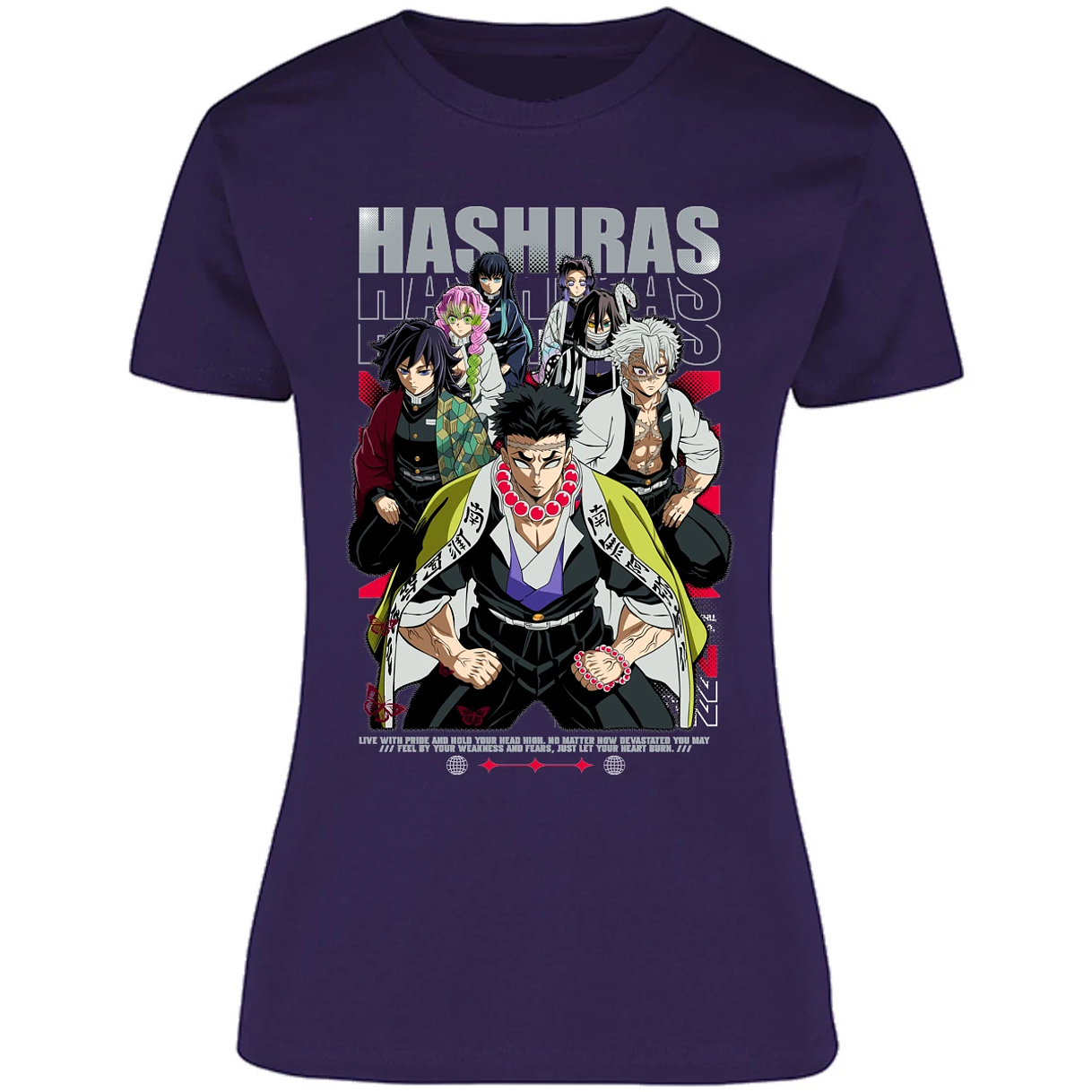 Blusa Demon Slayer Hashiras Kimetsu Blusa para Mujer 8