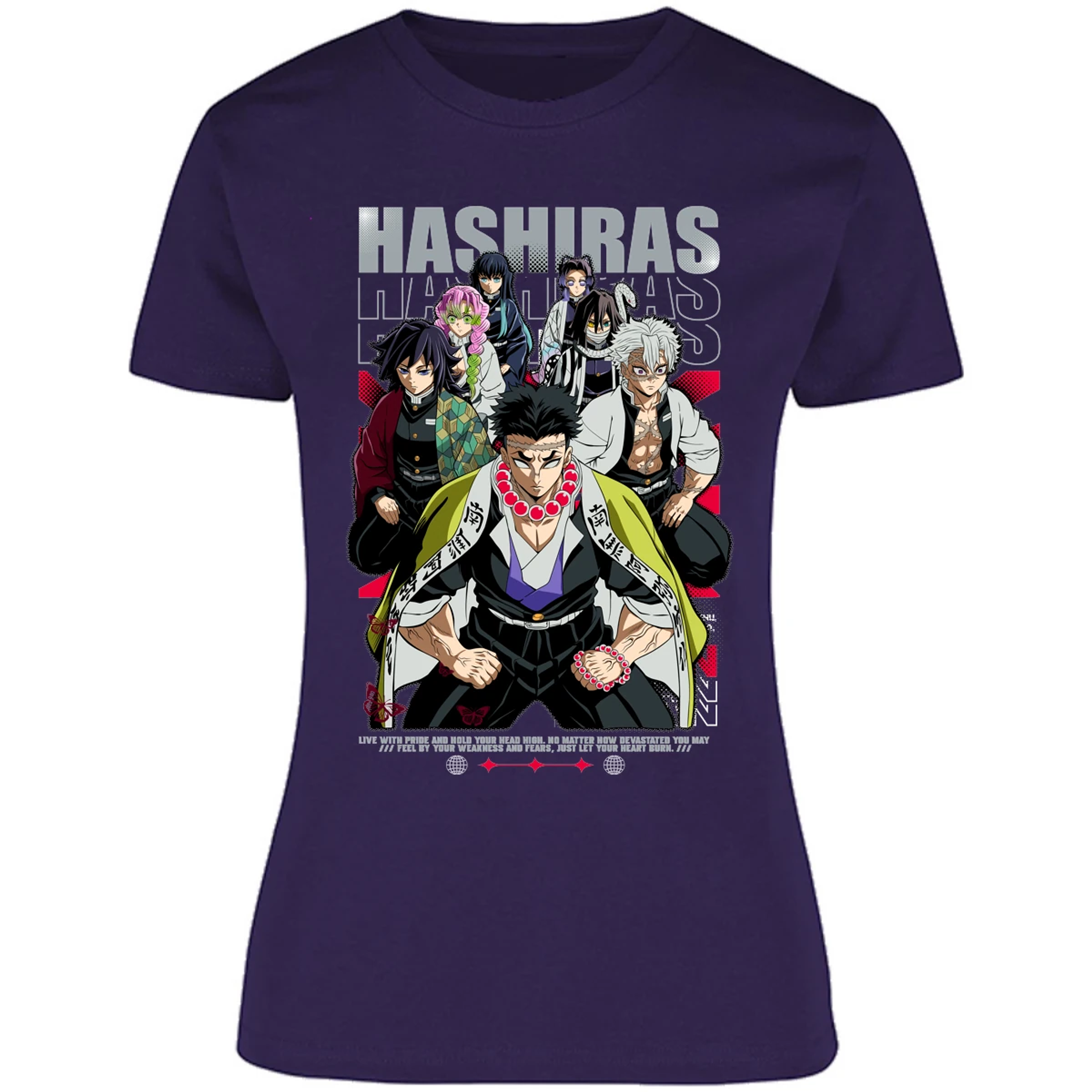 Blusa Demon Slayer Hashiras Kimetsu Blusa para Mujer 8
