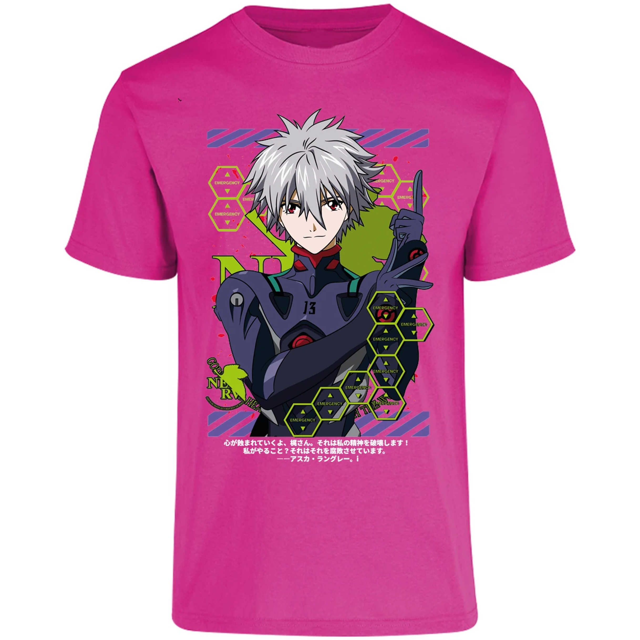 Playera Evangelion Kagoru para Adulto 34