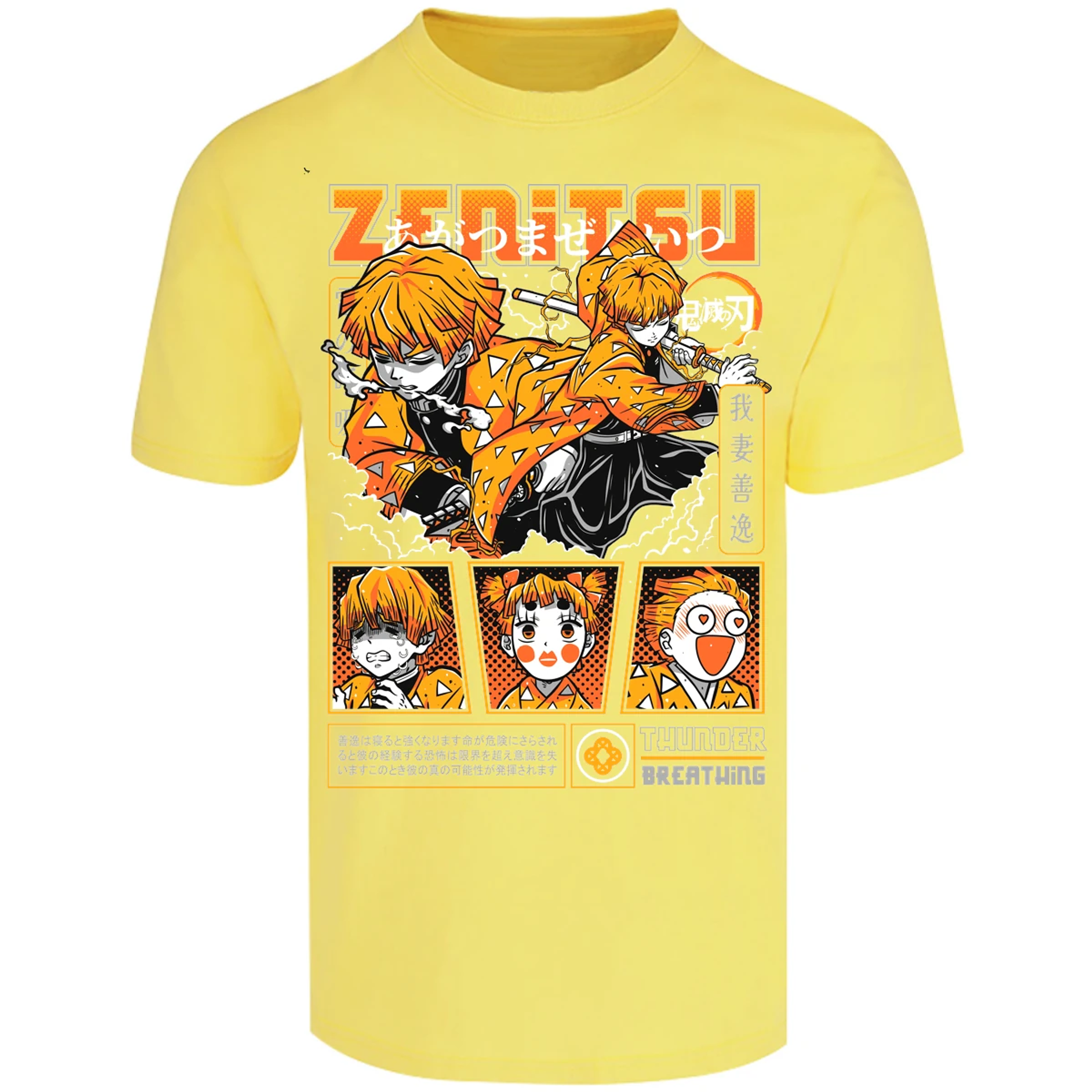 Playera Demon Slayer Zenitsu para Adulto 29