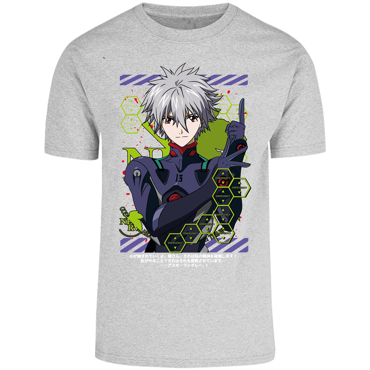 Playera Evangelion Kagoru para Adulto 7