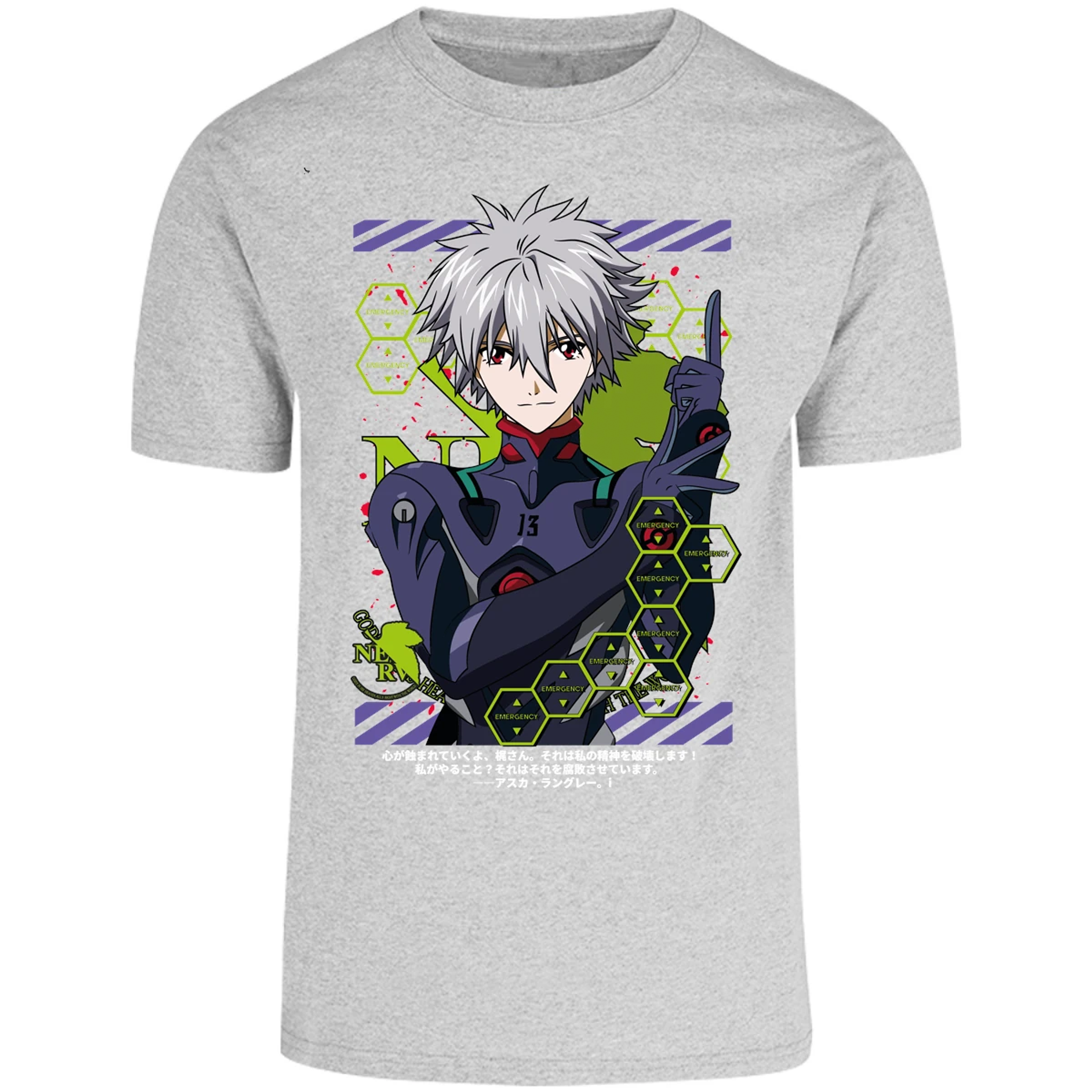Playera Evangelion Kagoru para Adulto 7