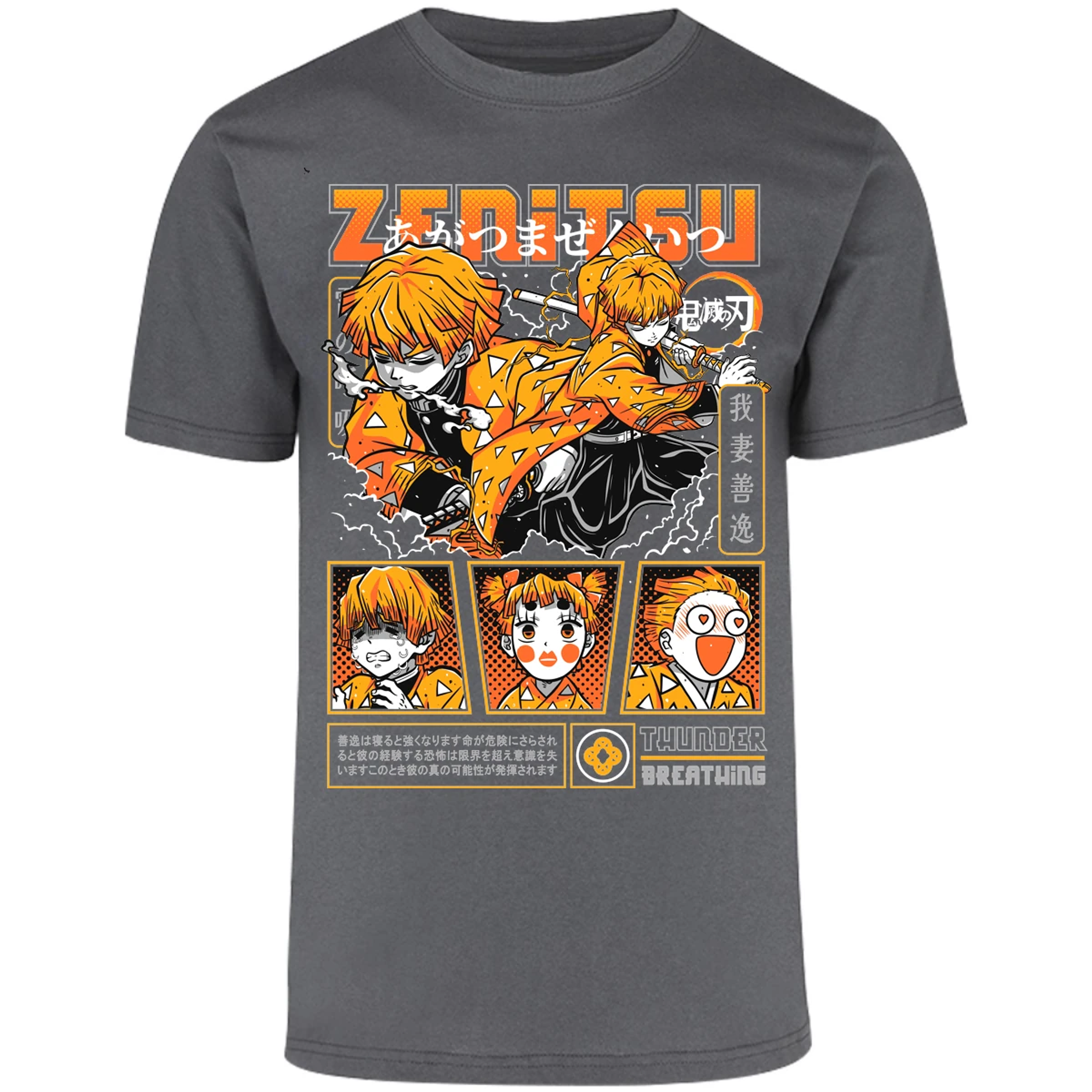 Playera Demon Slayer Zenitsu para Adulto 20