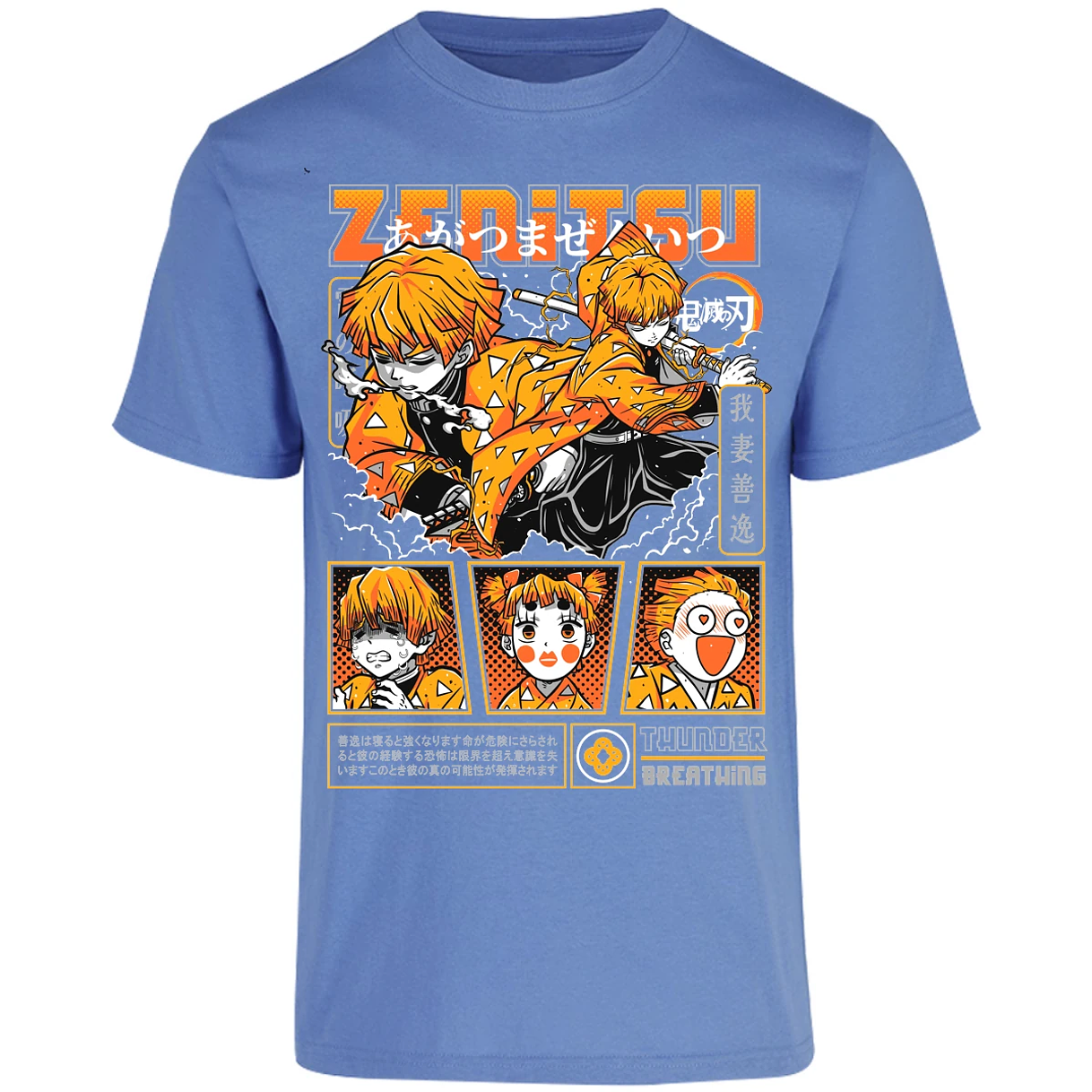 Playera Demon Slayer Zenitsu para Adulto 26