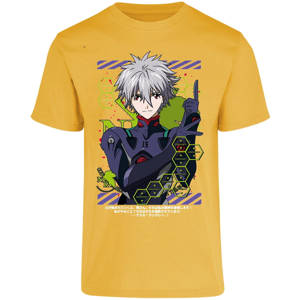 Playera Evangelion Kagoru para Adulto 3