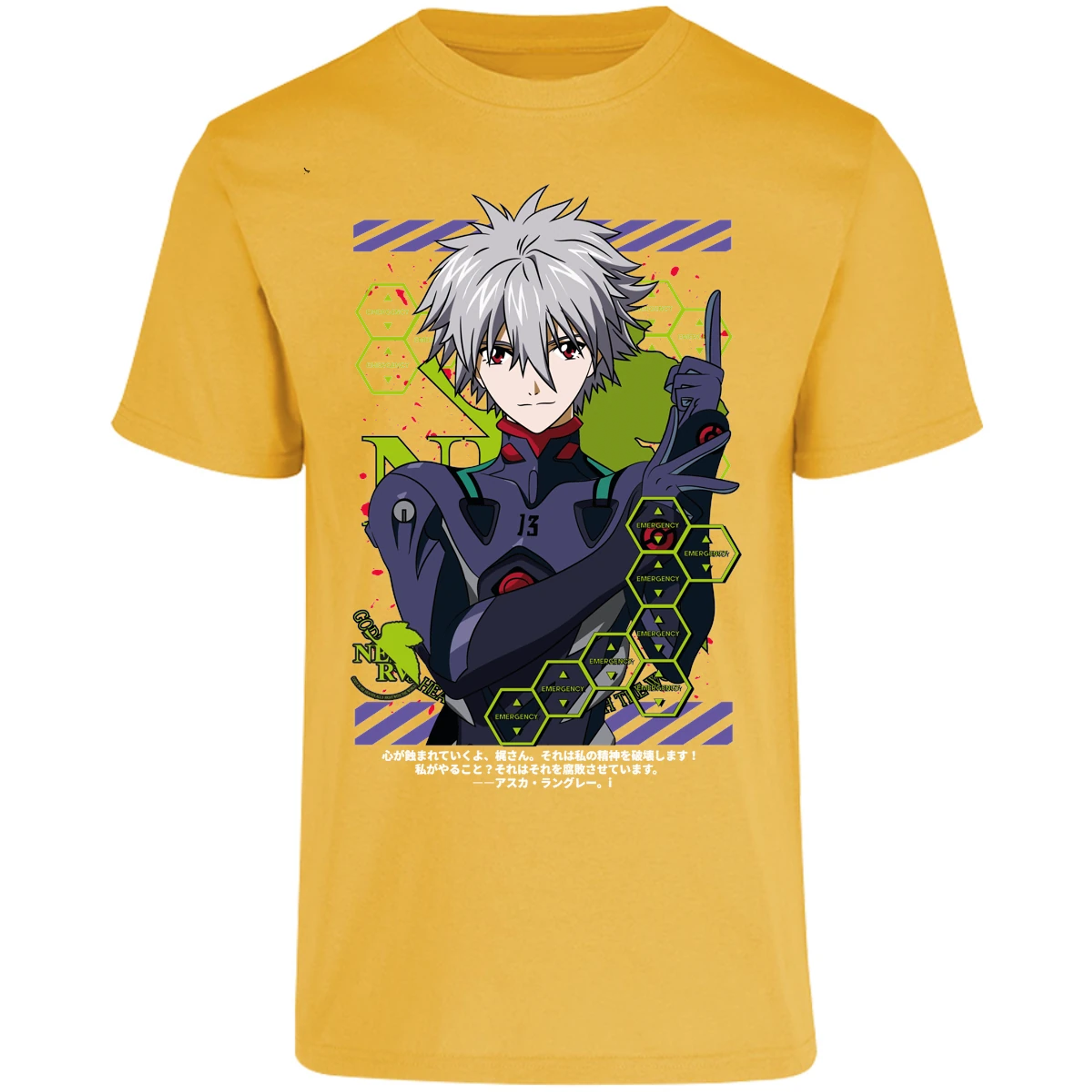 Playera Evangelion Kagoru para Adulto 3