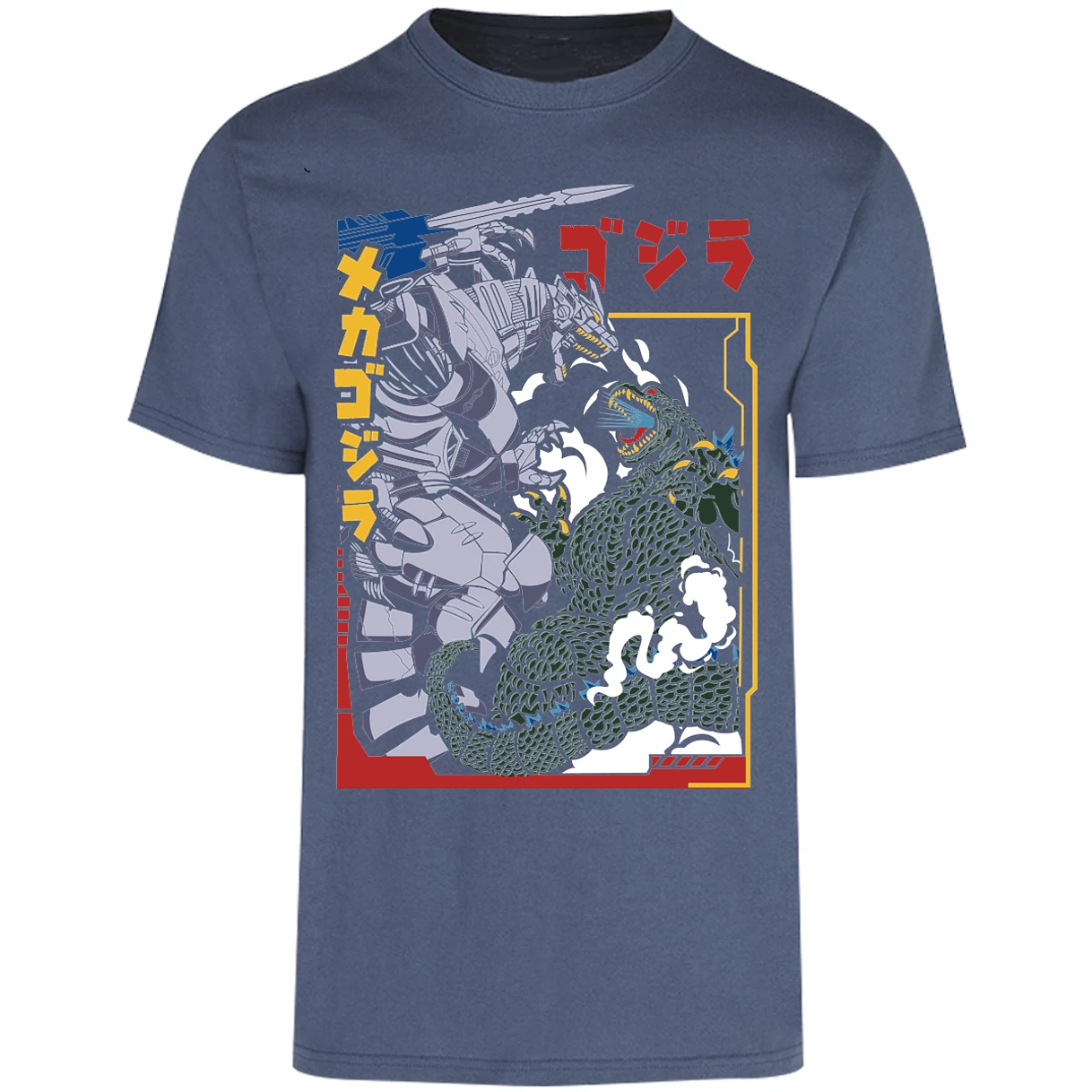 Playera Es De Series Y Peliculas Godzilla Vs Mechagodzilla para Adulto 13