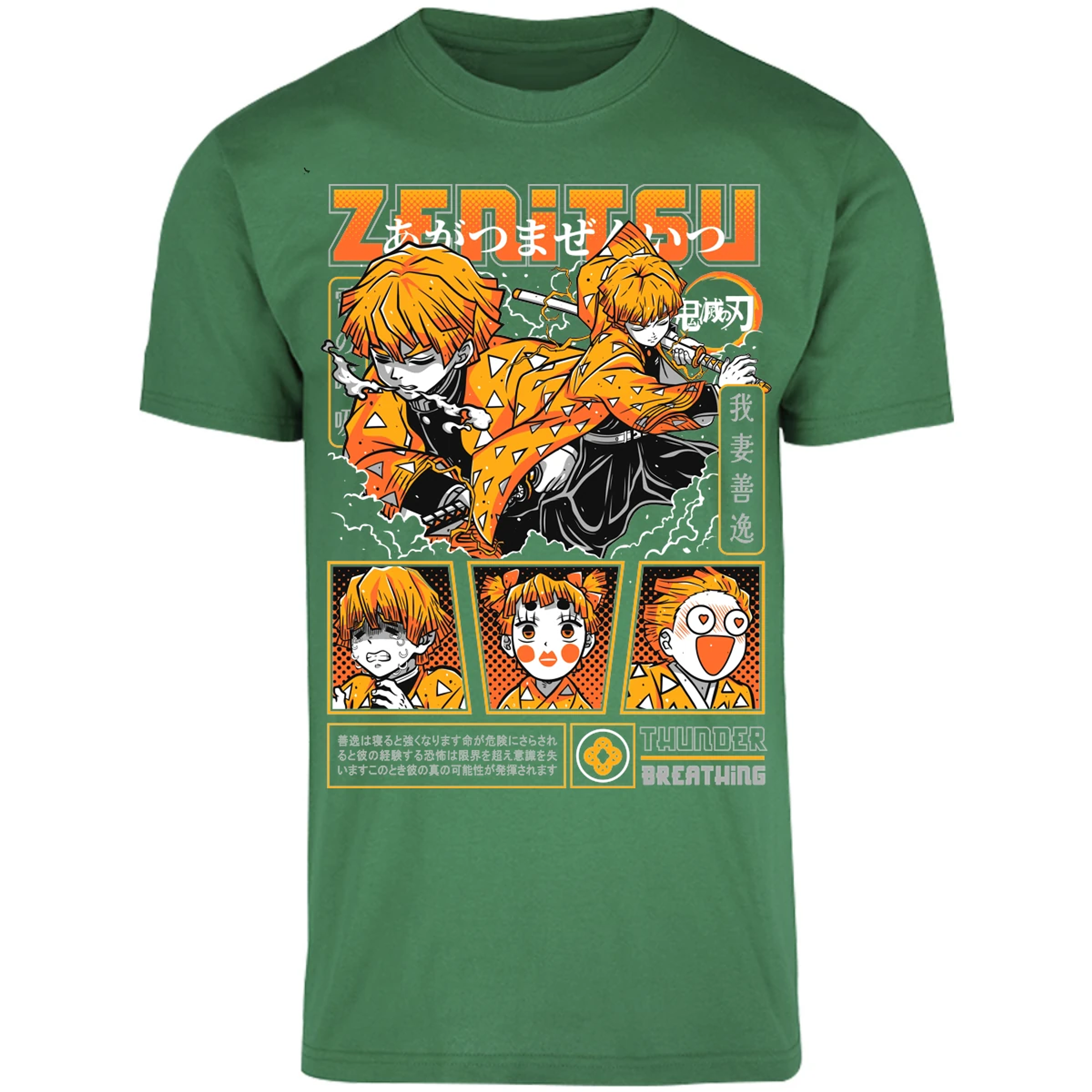 Playera Demon Slayer Zenitsu para Adulto 30
