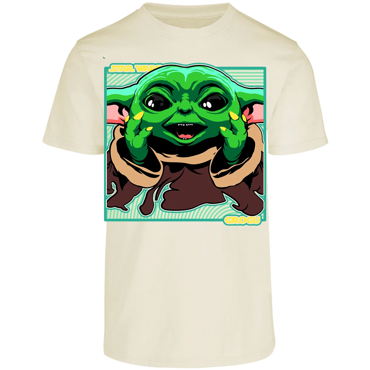 Playera Es De Series Y Peliculas Grogu para Adulto 7