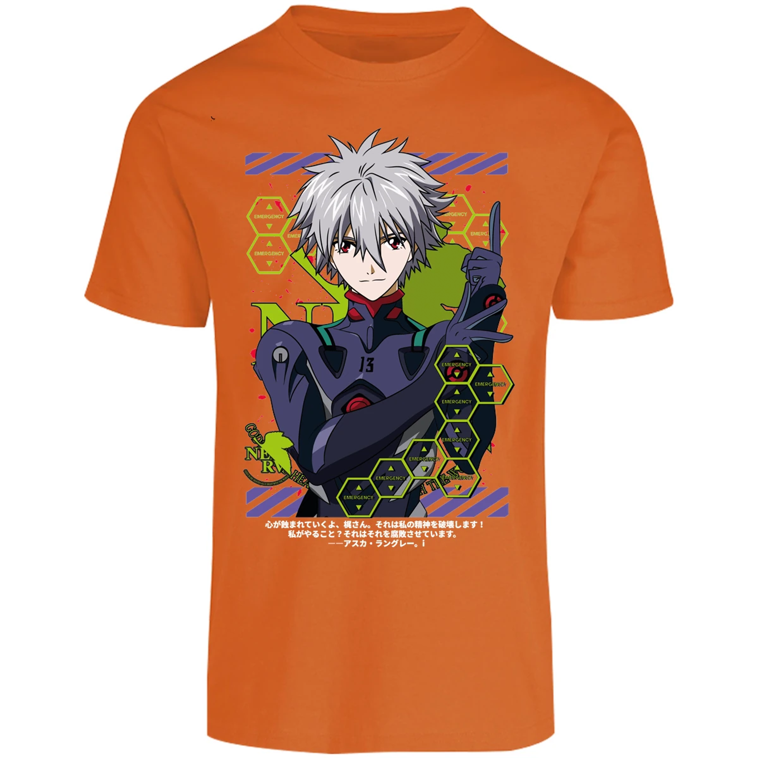 Playera Evangelion Kagoru para Adulto 26