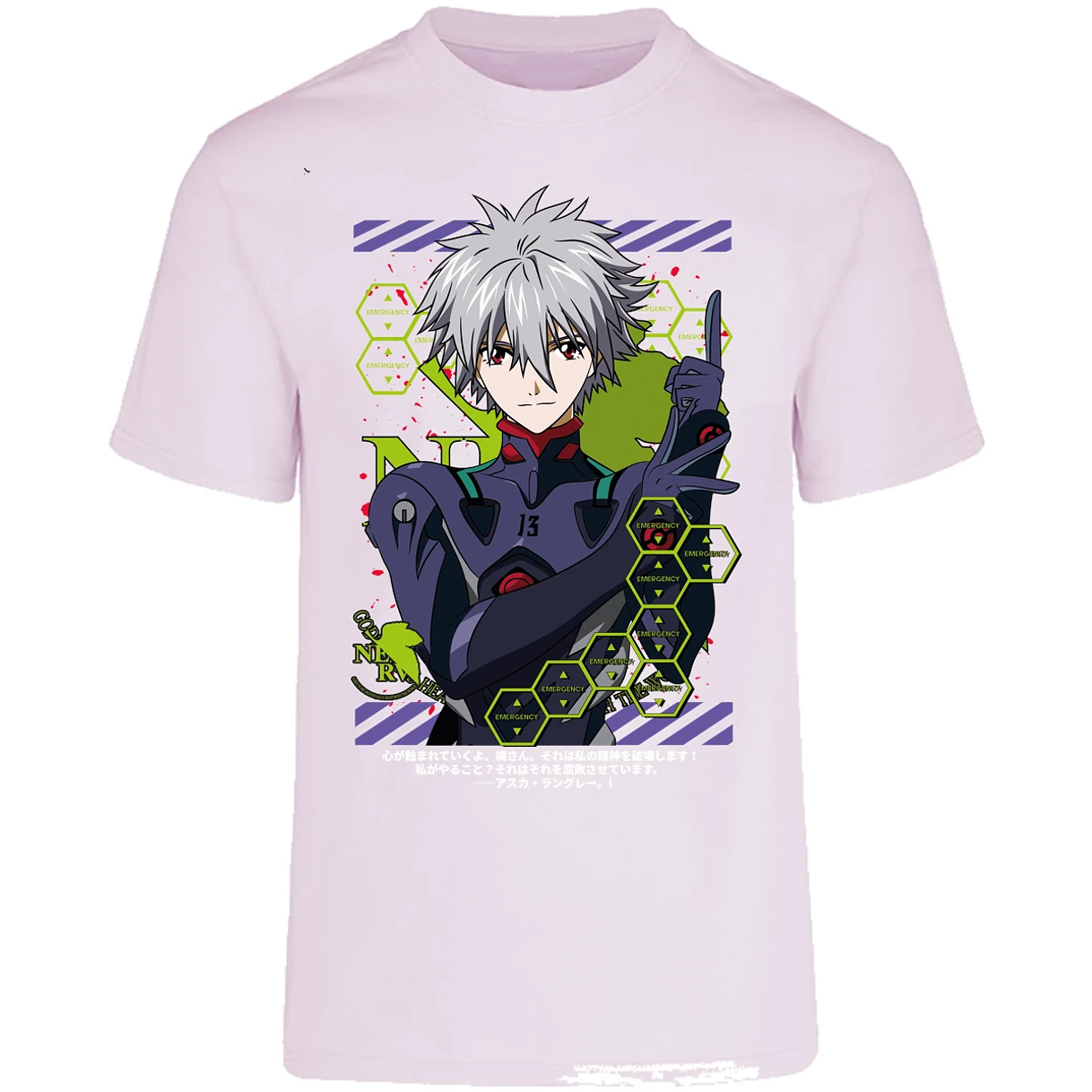 Playera Evangelion Kagoru para Adulto 43