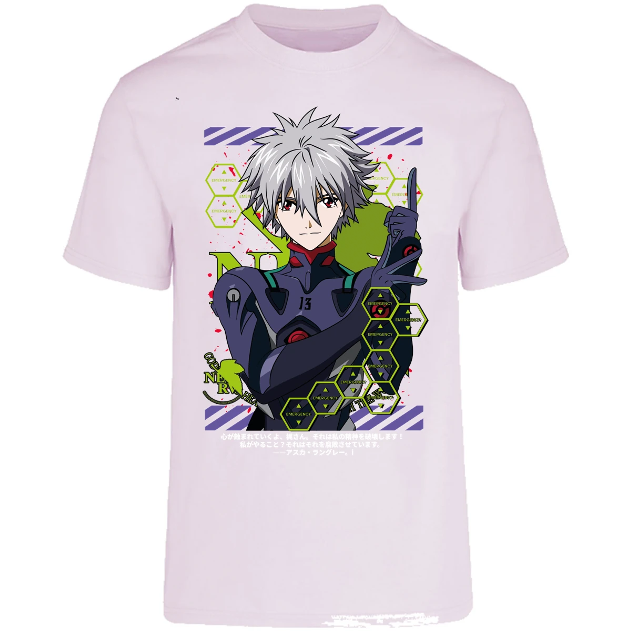 Playera Evangelion Kagoru para Adulto 43
