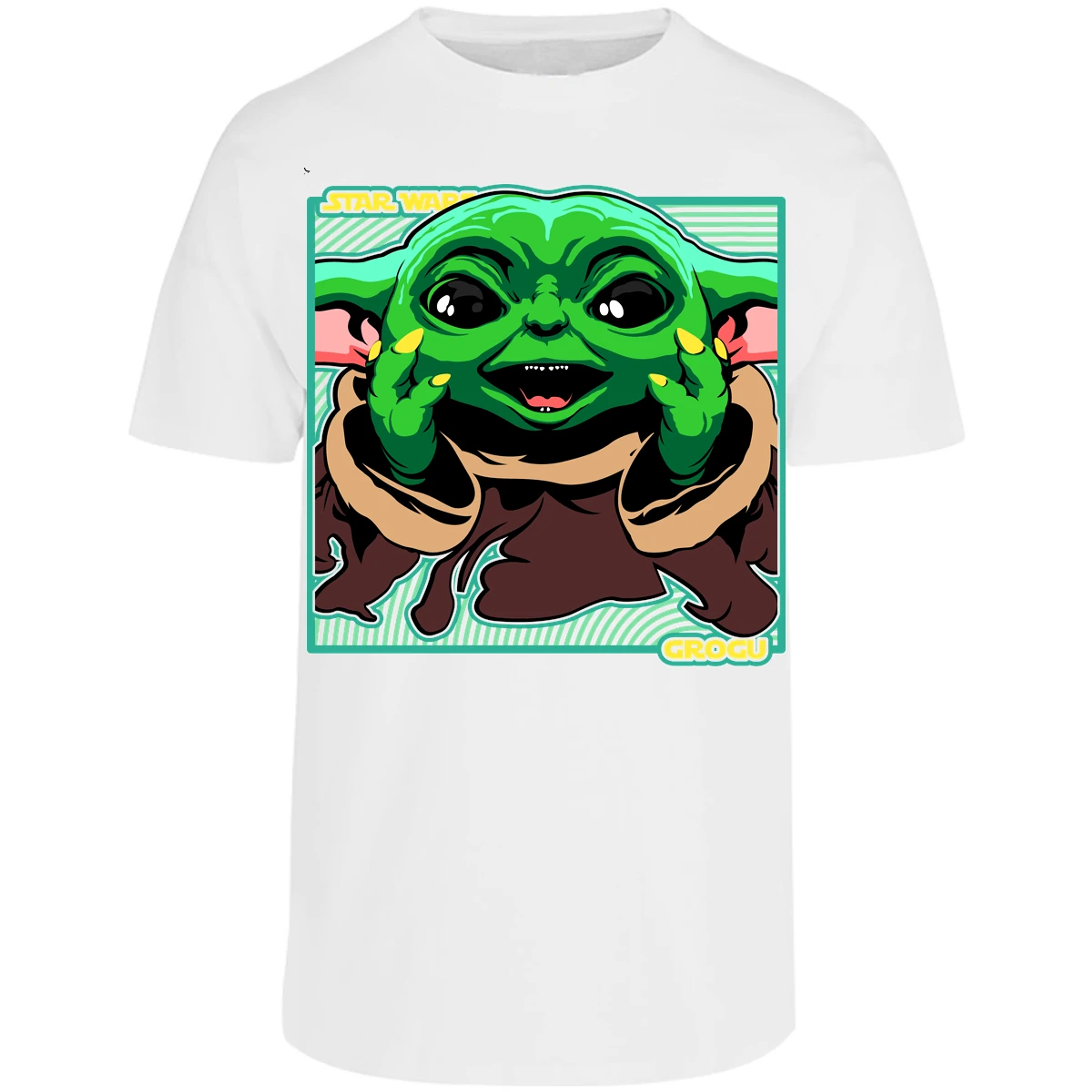 Playera Es De Series Y Peliculas Grogu para Adulto 16