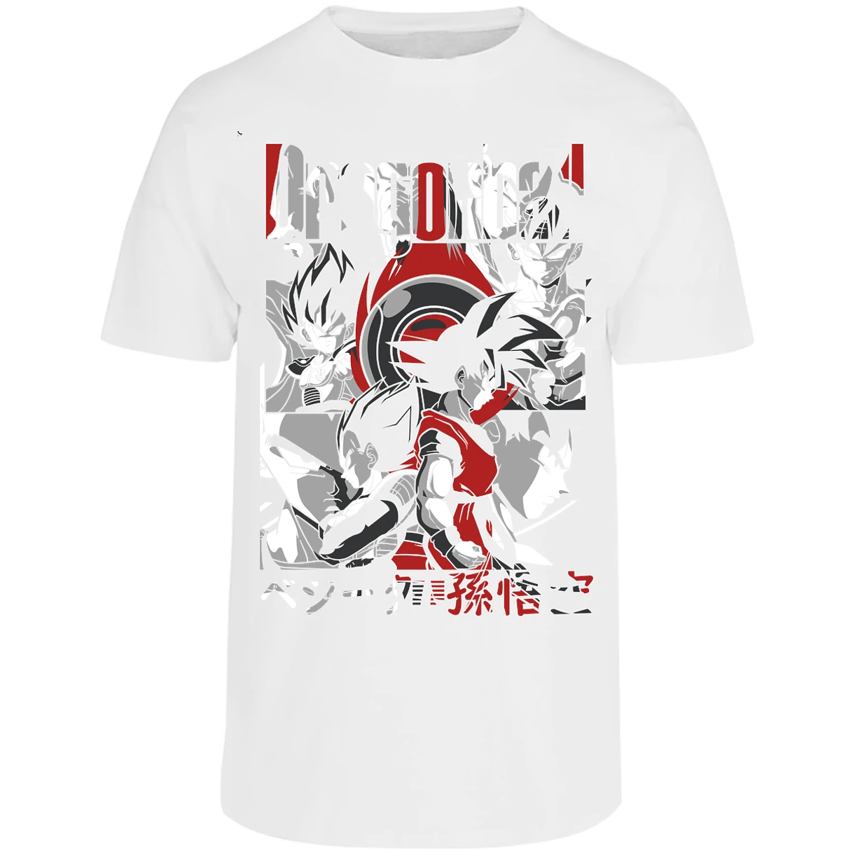 Playera Dragon Ball Goku Vegeta para Adulto 23