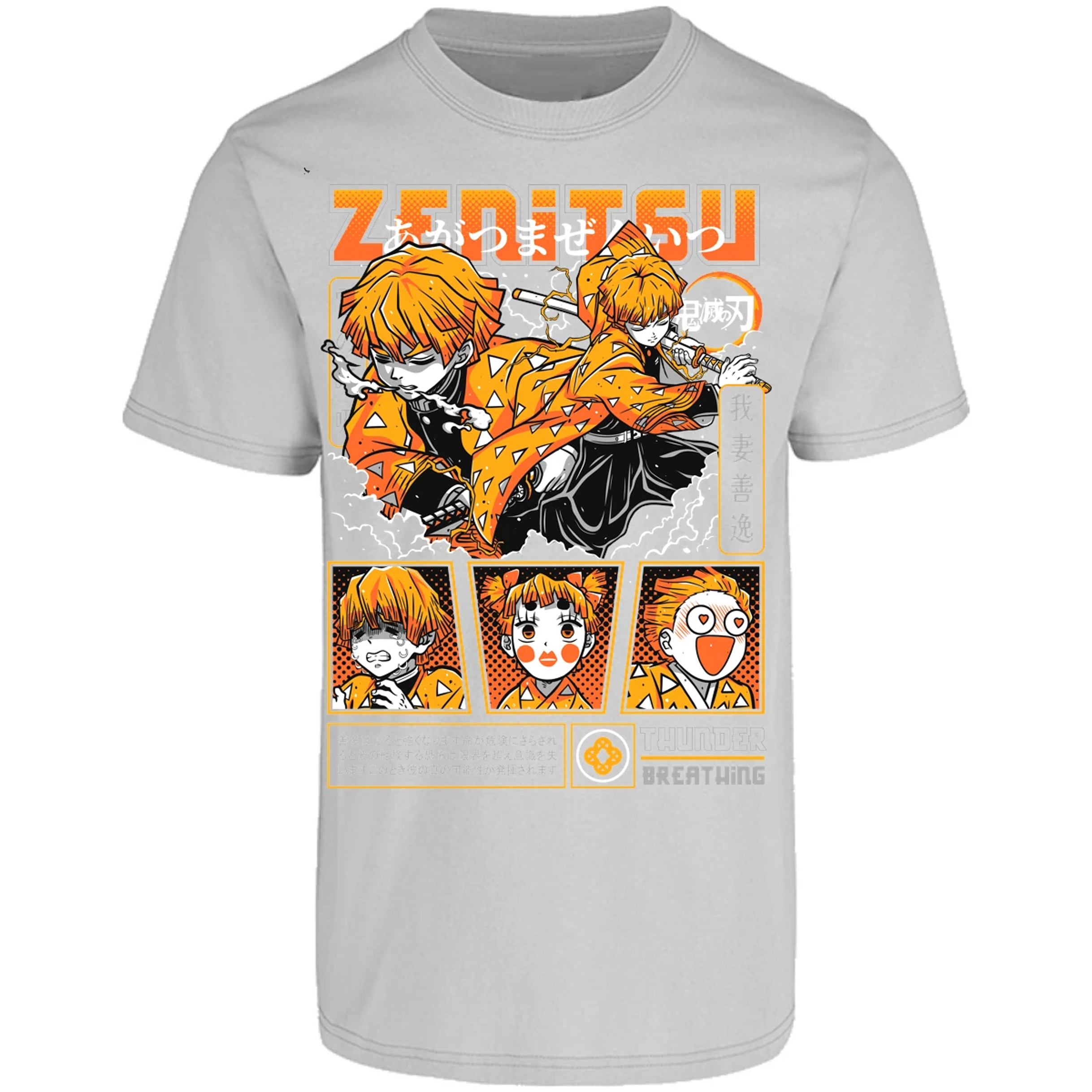 Playera Demon Slayer Zenitsu para Adulto 18