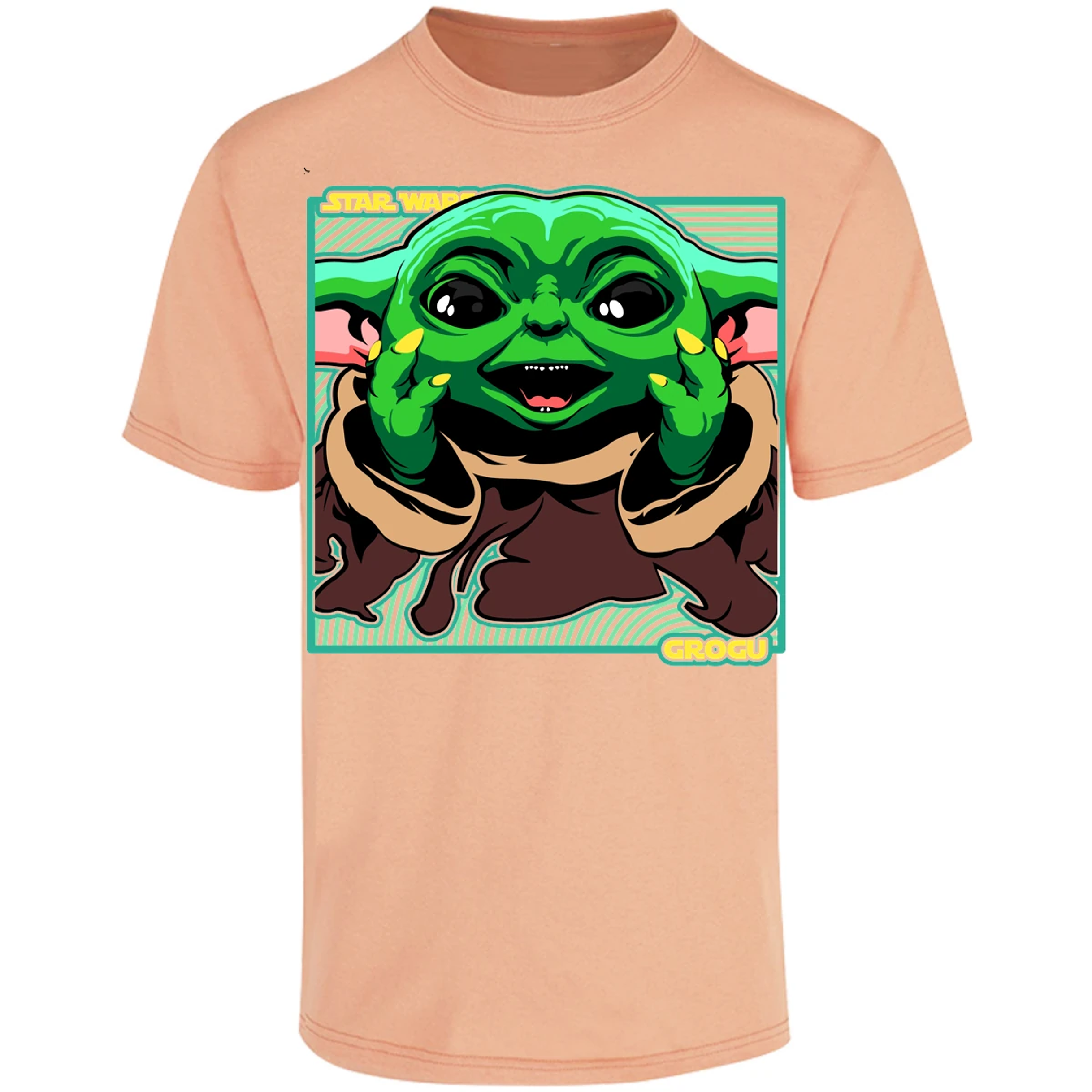 Playera Es De Series Y Peliculas Grogu para Adulto 2