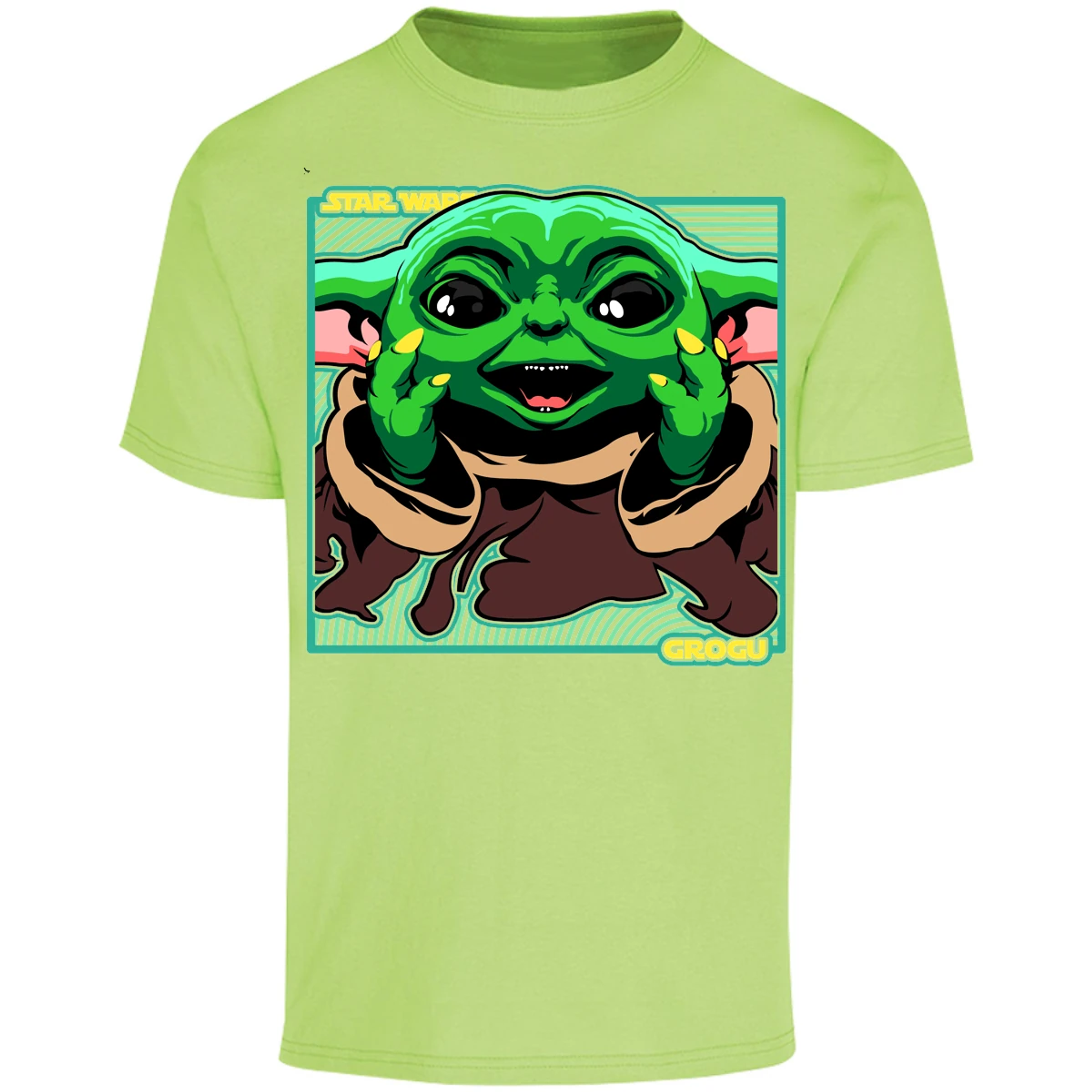 Playera Es De Series Y Peliculas Grogu para Adulto 15