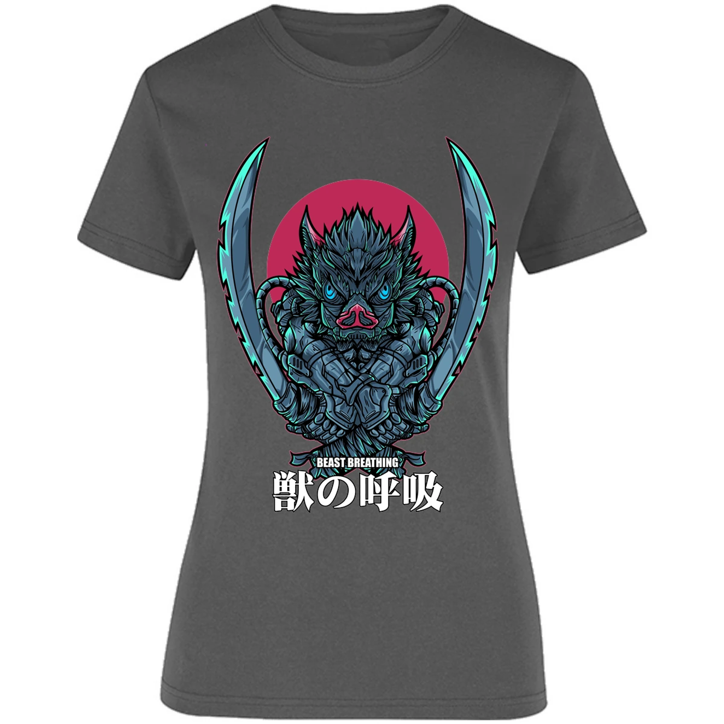 Blusa Demon Slayer Inosuke Art Anime Blusa para Mujer 7